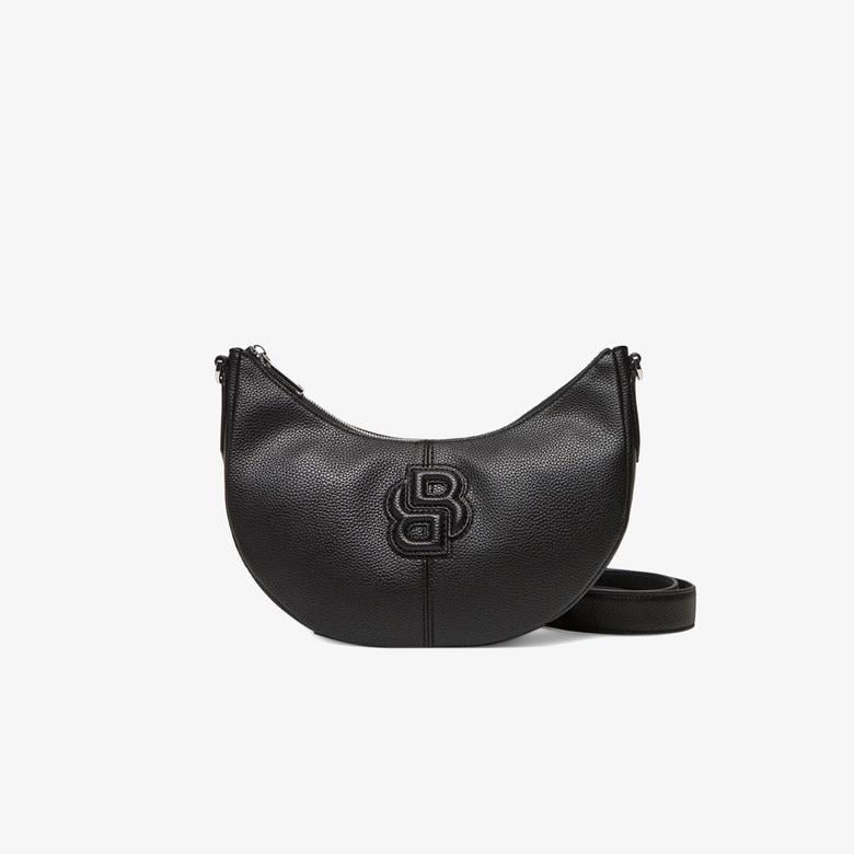 Boss Anett Halfmoon Kadın Siyah Çapraz Çanta