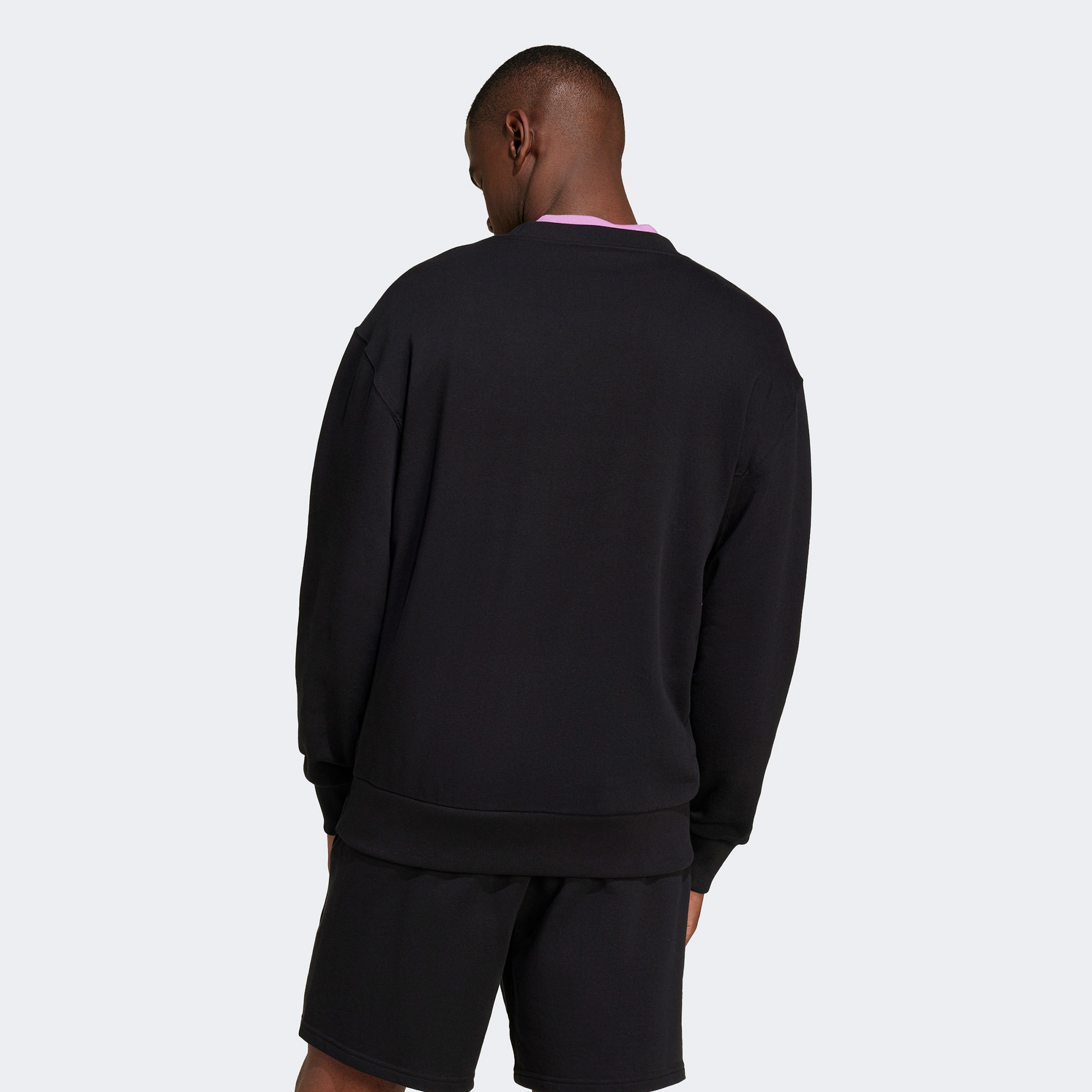 adidas French Terry Erkek Siyah Sweatshirt