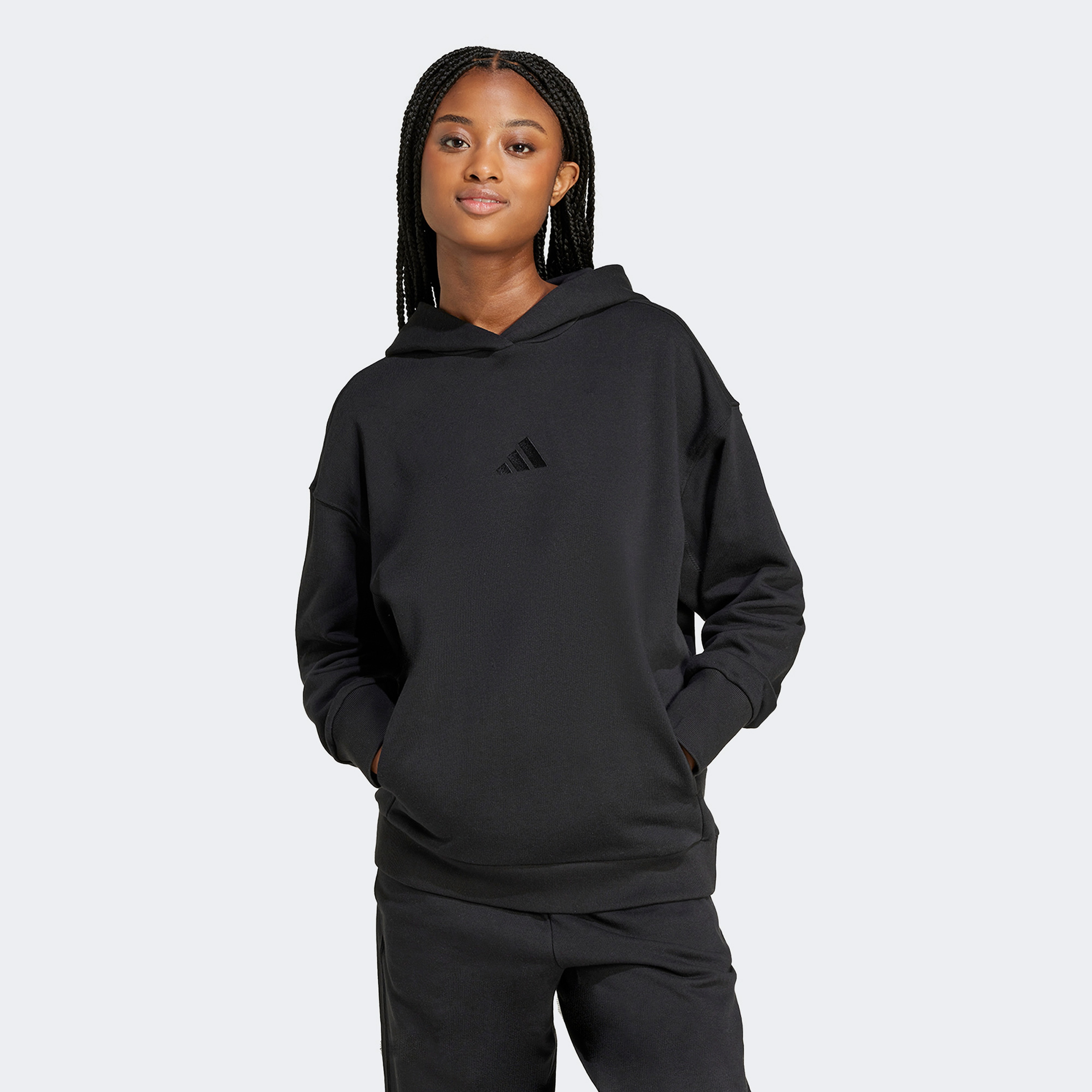 adidas French Terry Kadın Siyah Sweatshirt