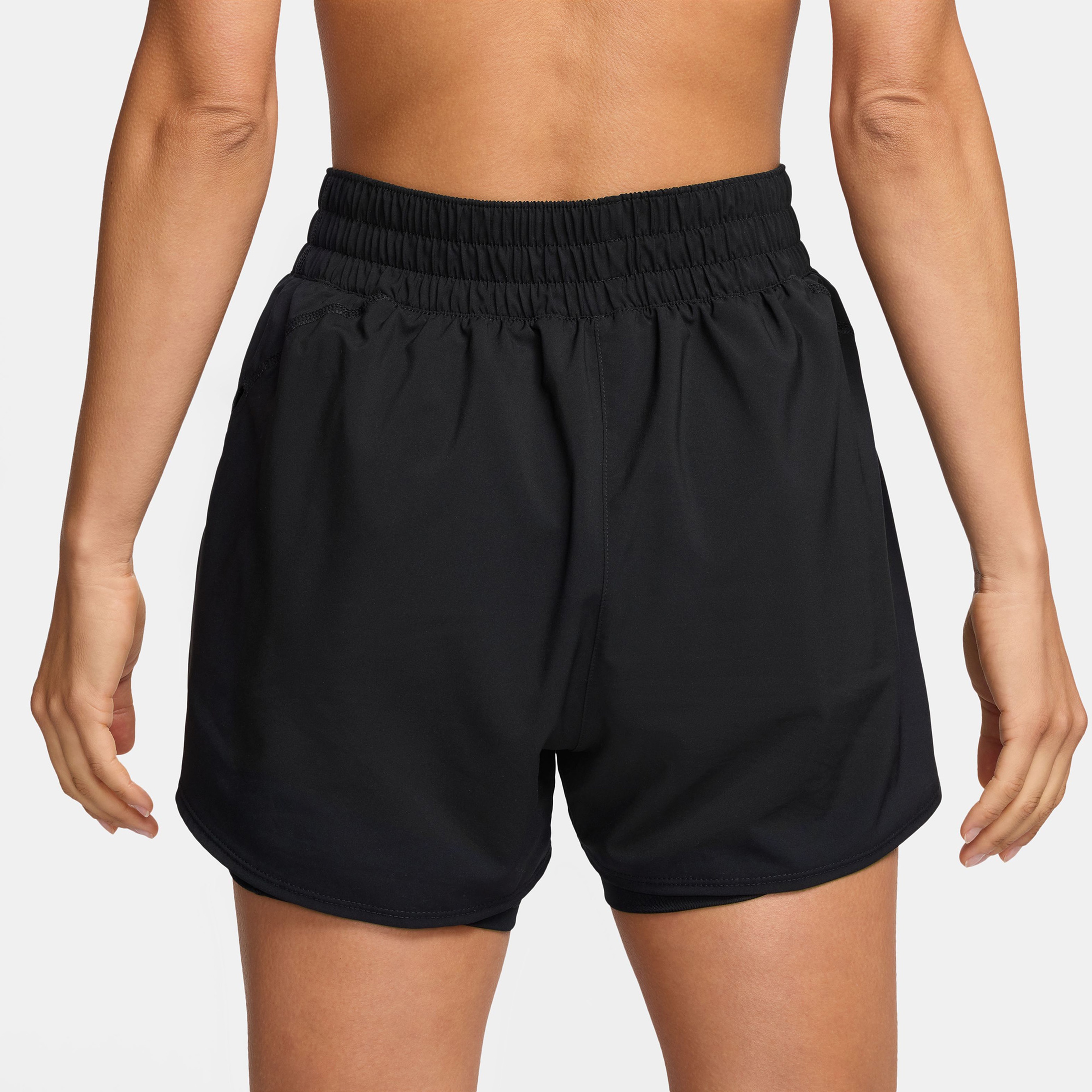 Nike One Dri-Fit 2 in 1 Kadın Siyah Şort