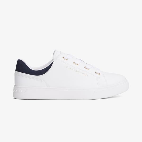Tommy Hilfiger Casual Cupsole Kadın Beyaz Sneaker