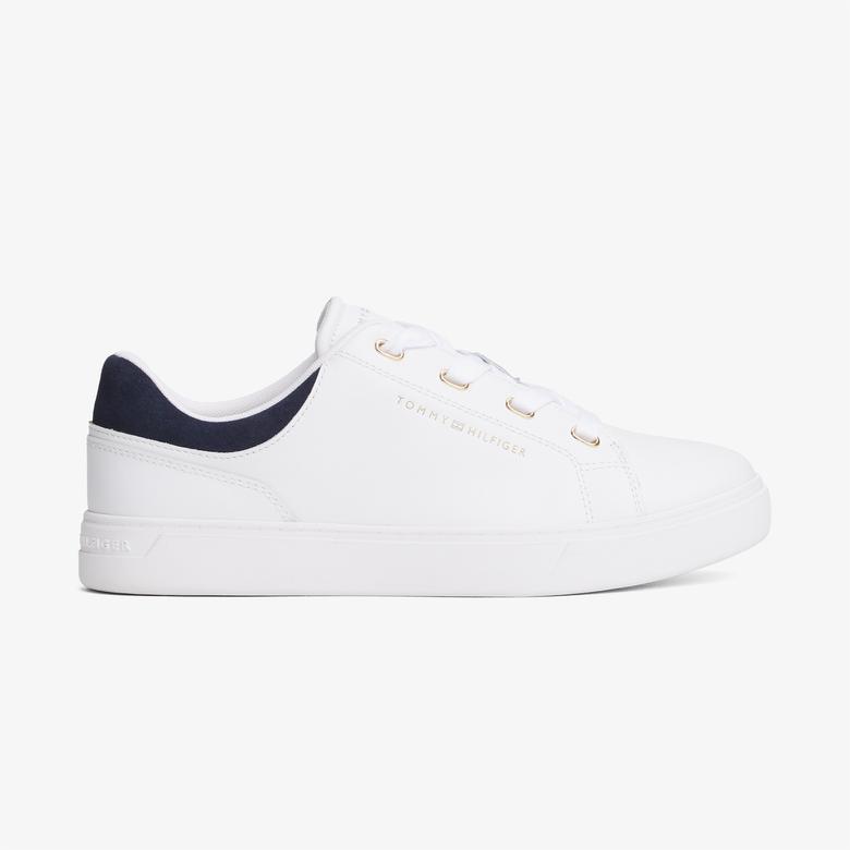 Tommy Hilfiger Casual Cupsole Kadın Beyaz Sneaker