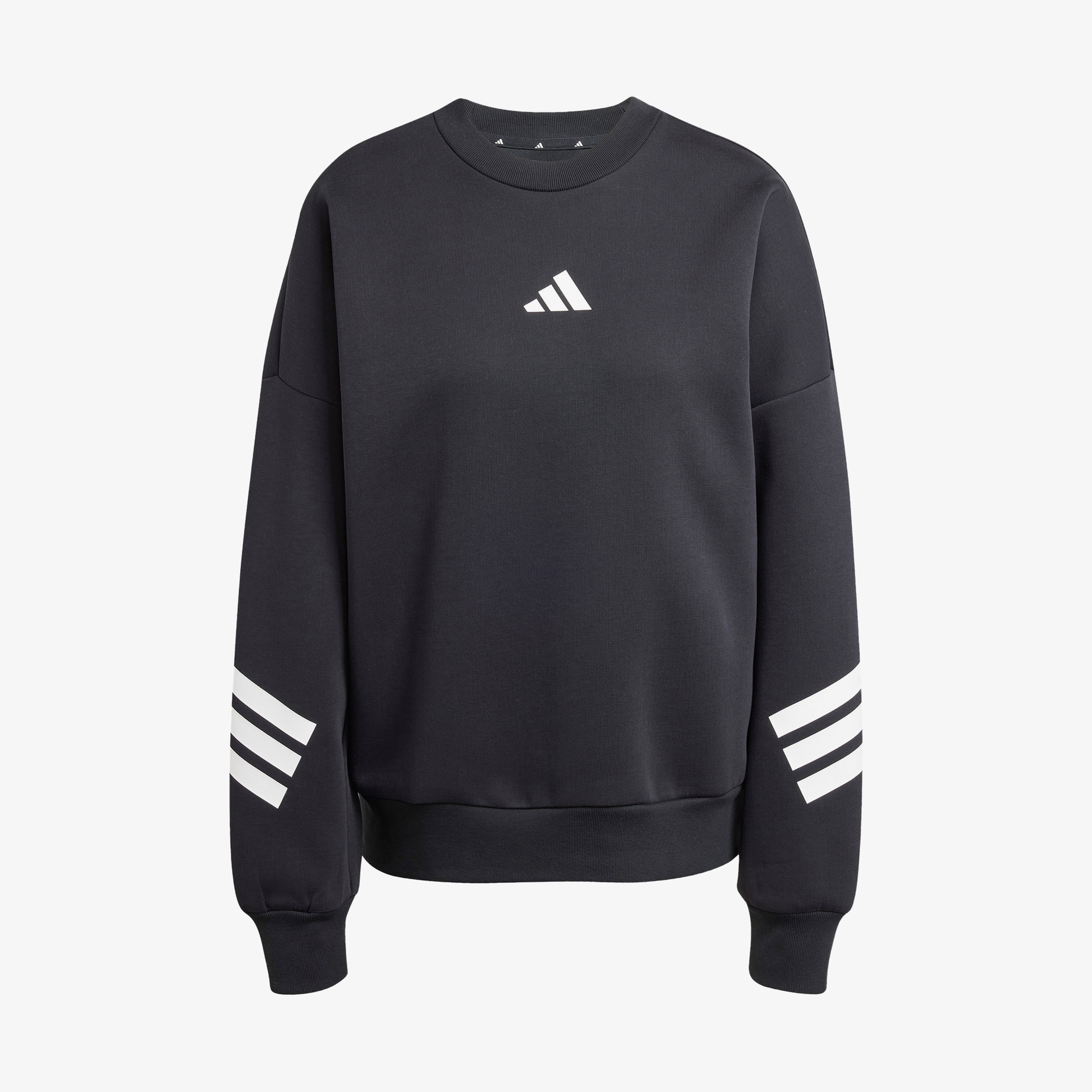 adidas Future Icon 3-Stripes Kadın Siyah Sweatshirt
