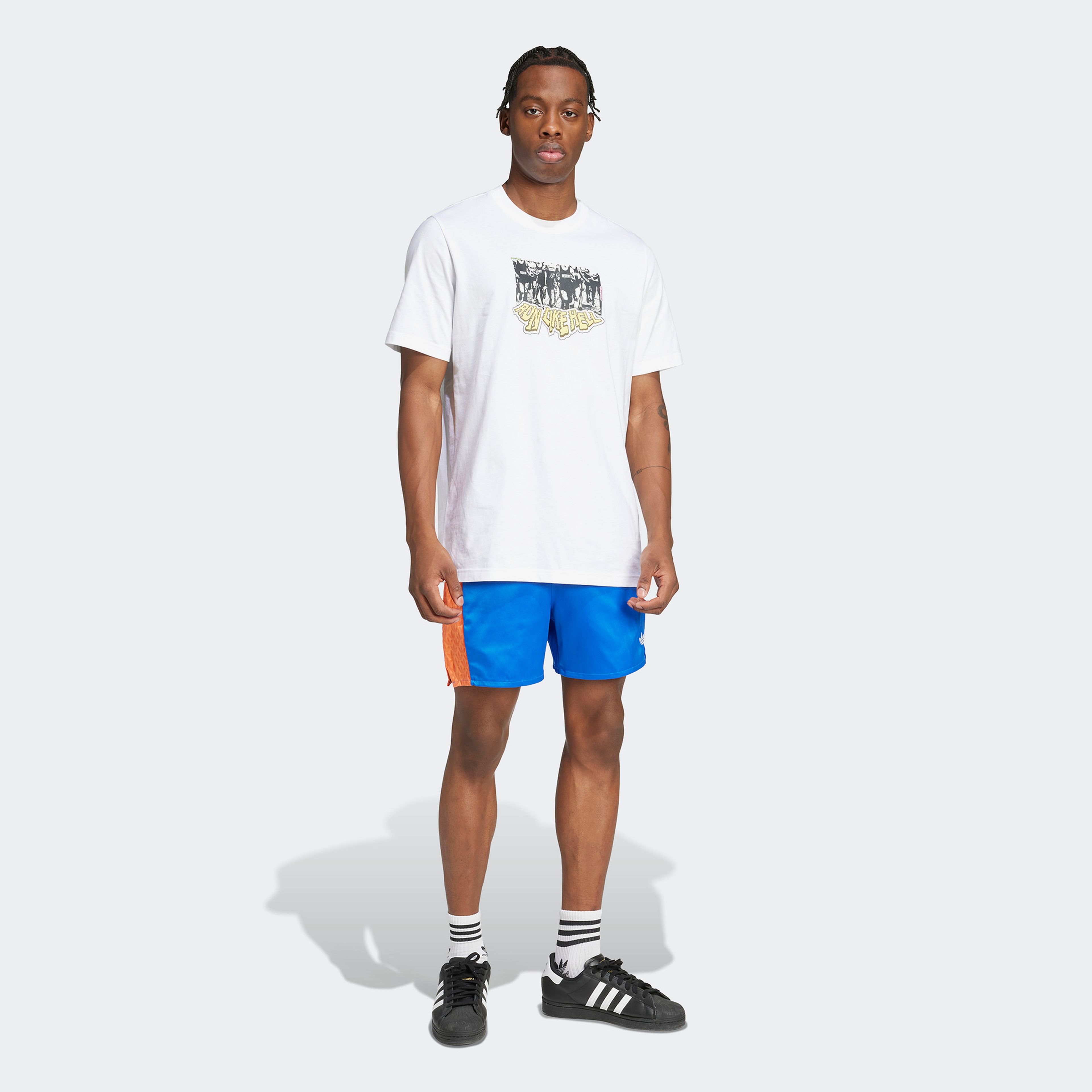 adidas Originals Q2 Monogram Erkek Mavi Şort