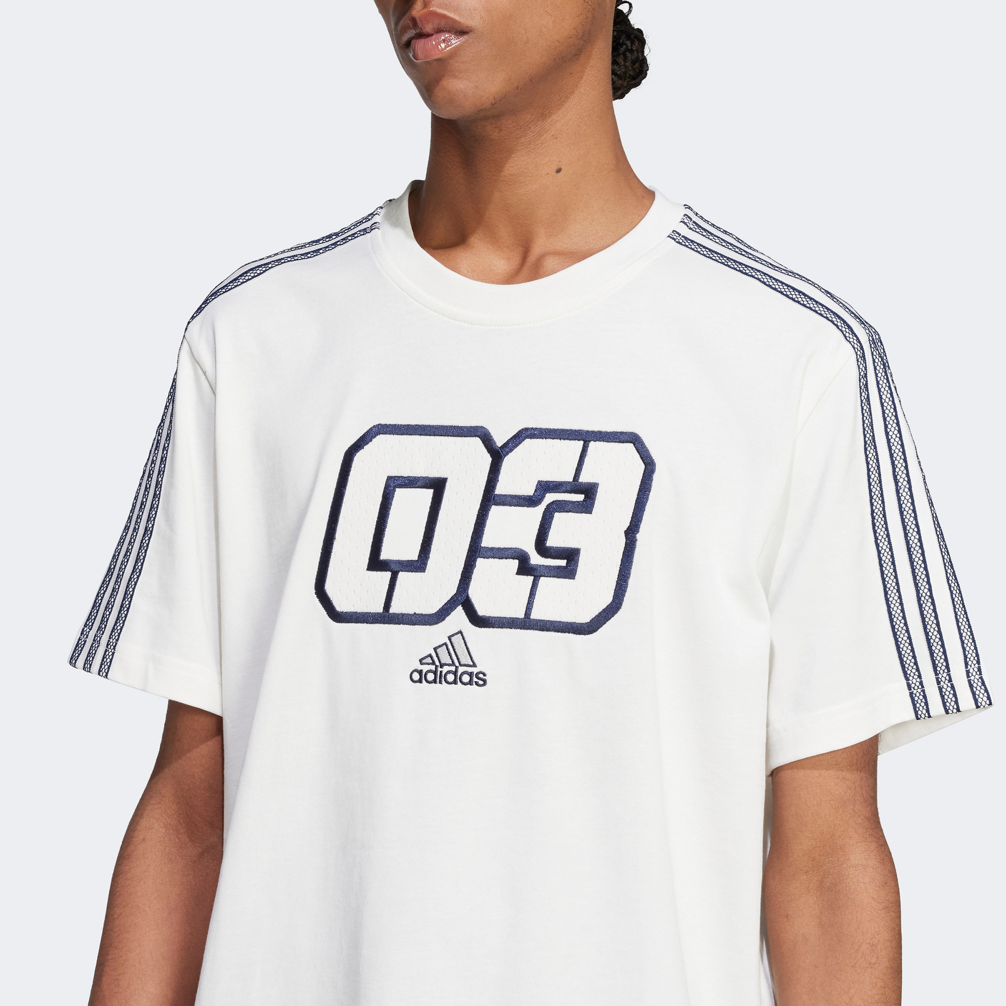adidas Grx Q2 Erkek Beyaz T-Shirt