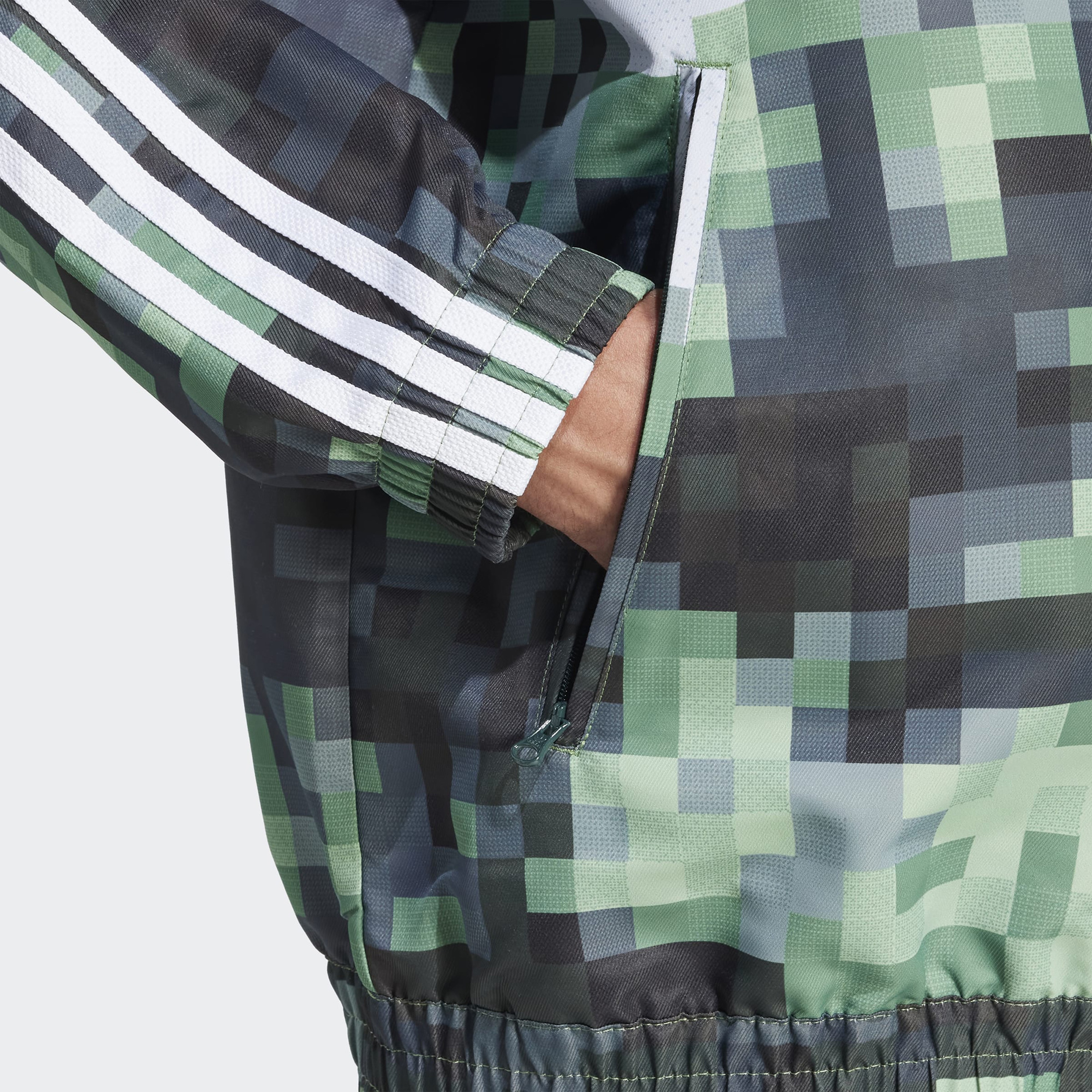 adidas Originals x Minecraft Graphic Unisex Mavi Eşofman Üstü