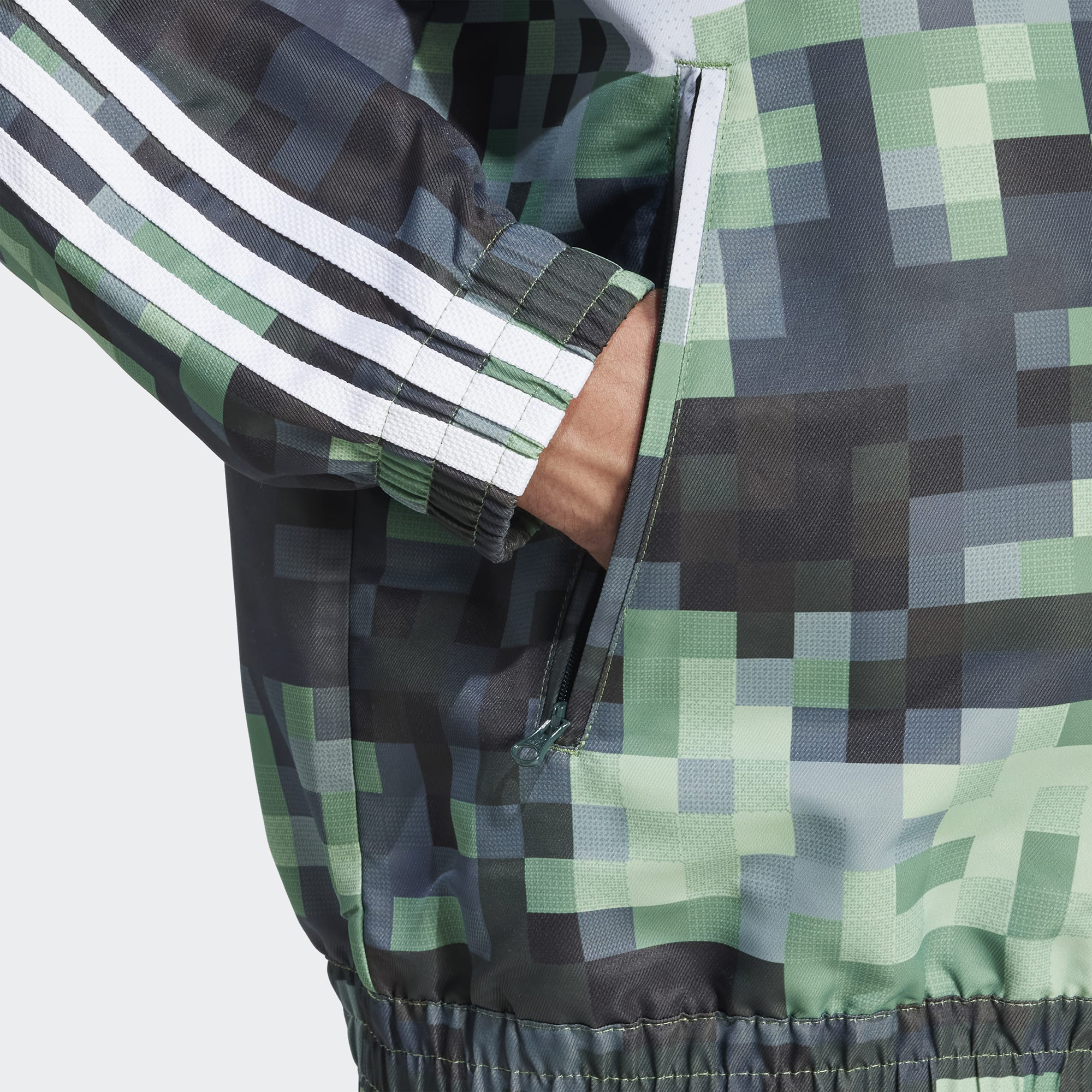 adidas Originals x Minecraft Graphic Unisex Mavi Eşofman Üstü
