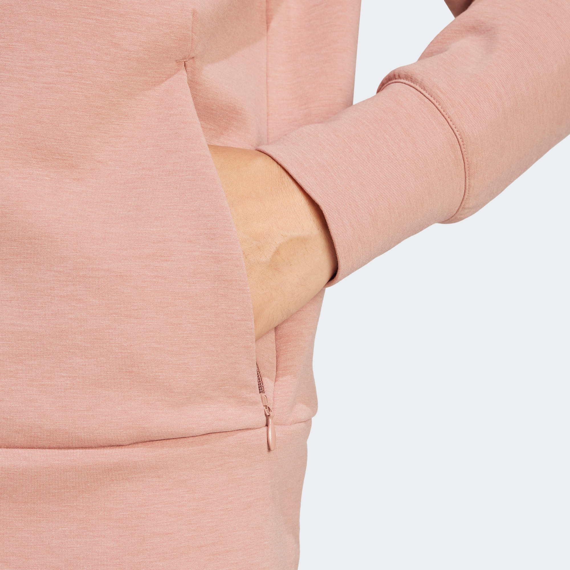 adidas Designed for Training Full-Zip Kadın Pembe Sweatshirt