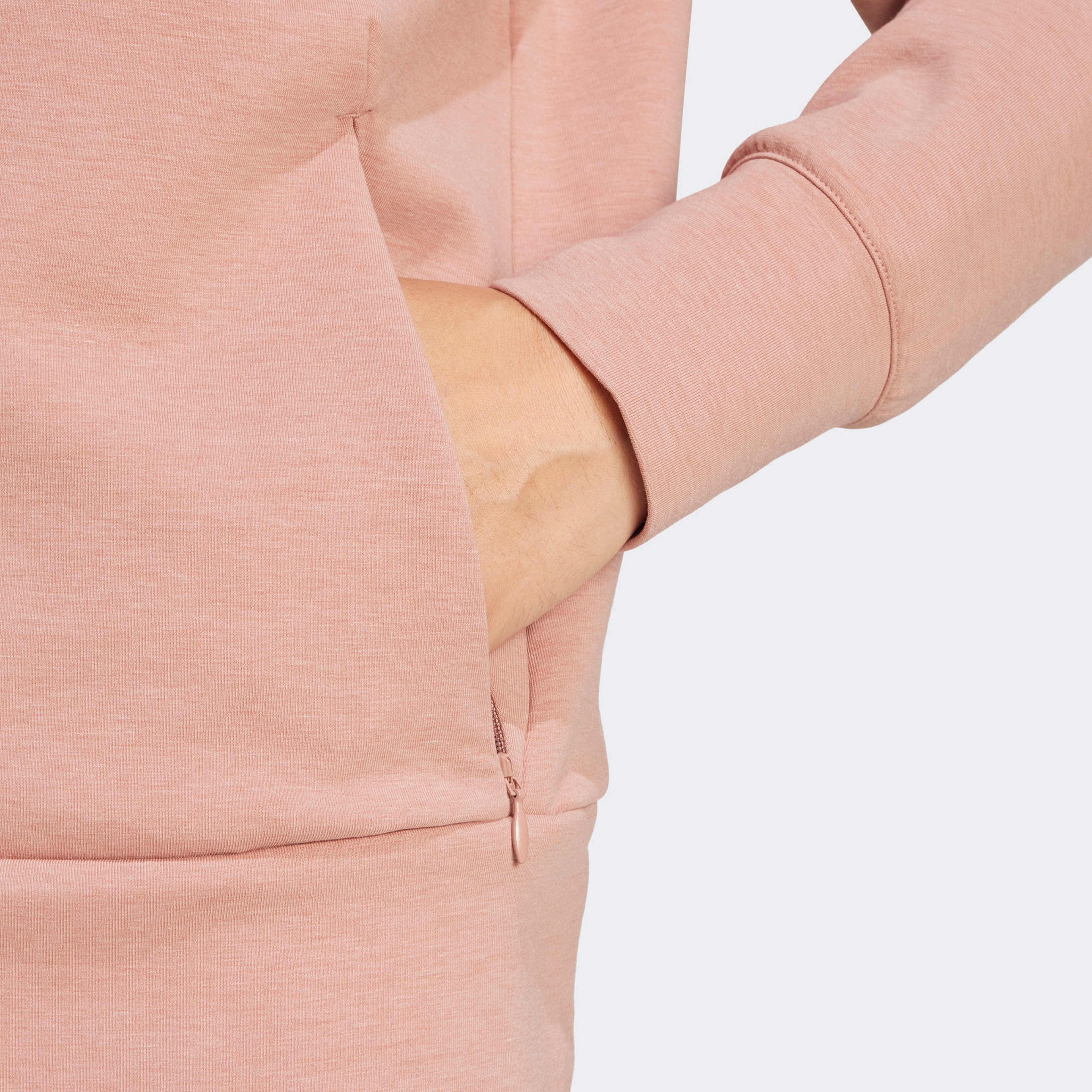 adidas Designed for Training Full-Zip Kadın Pembe Sweatshirt