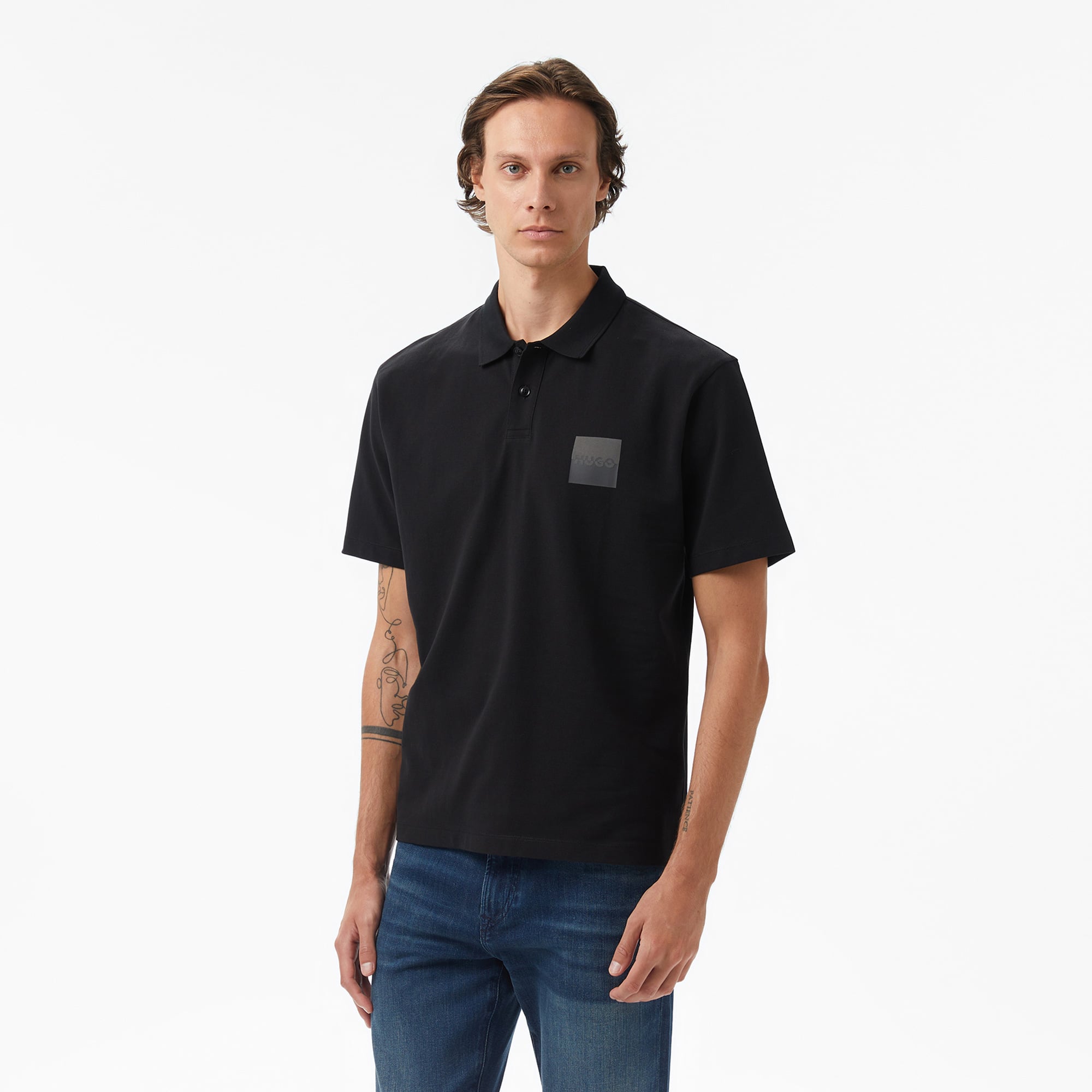 Hugo Dusplity Erkek Siyah Polo