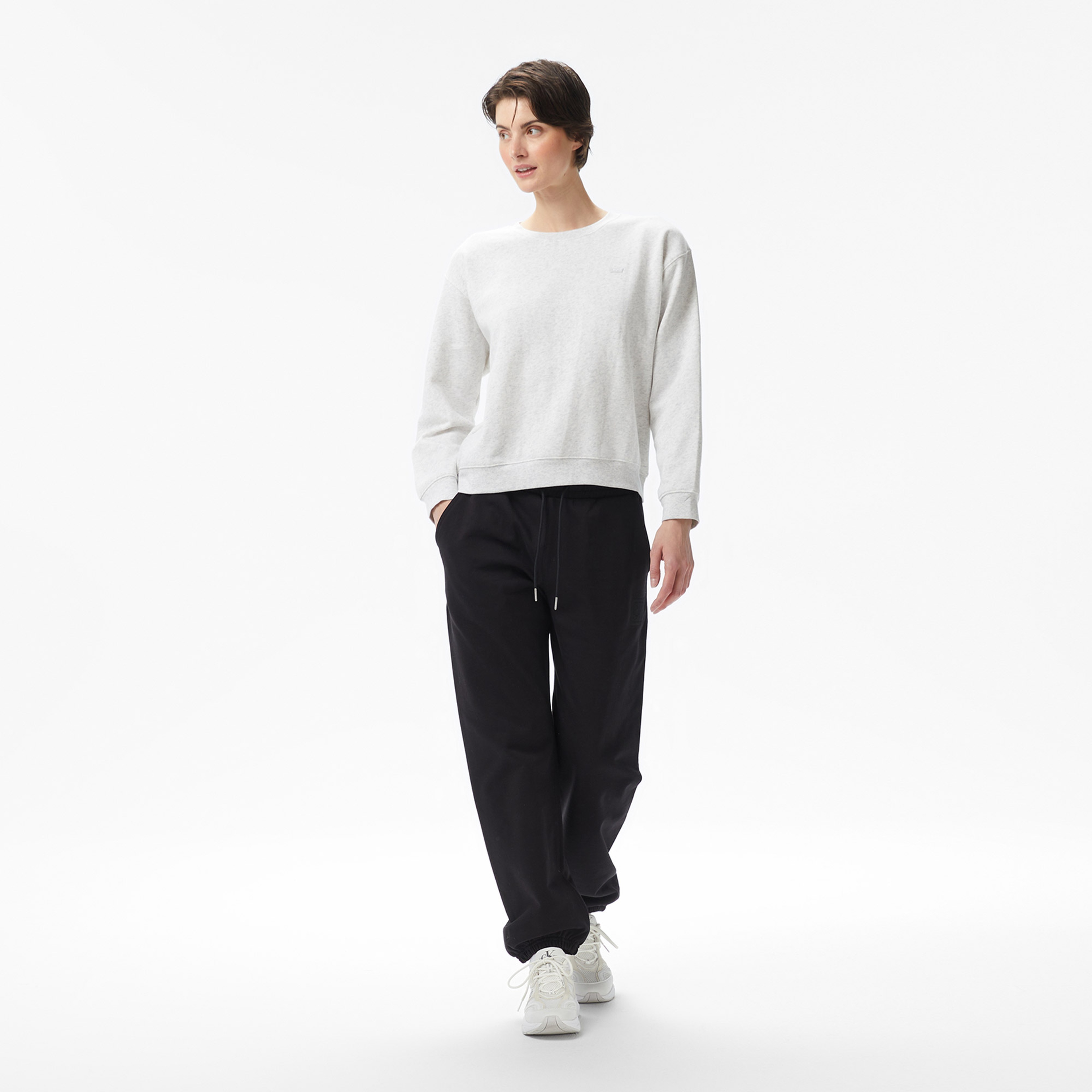 Levi's Everyday Sweatshirt Orbit Heather Kadın Gri Sweatshirt