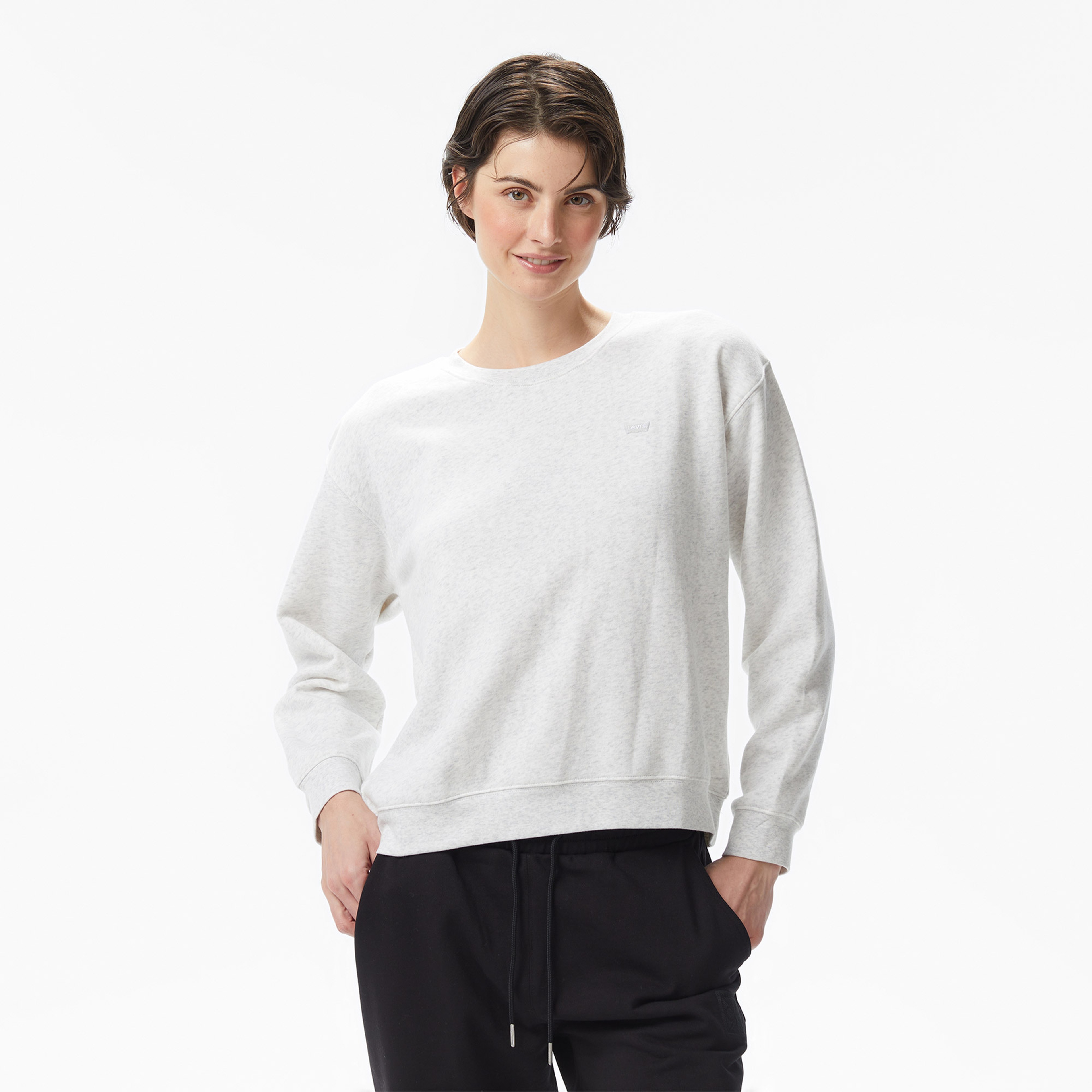 Levi's Everyday Sweatshirt Orbit Heather Kadın Gri Sweatshirt