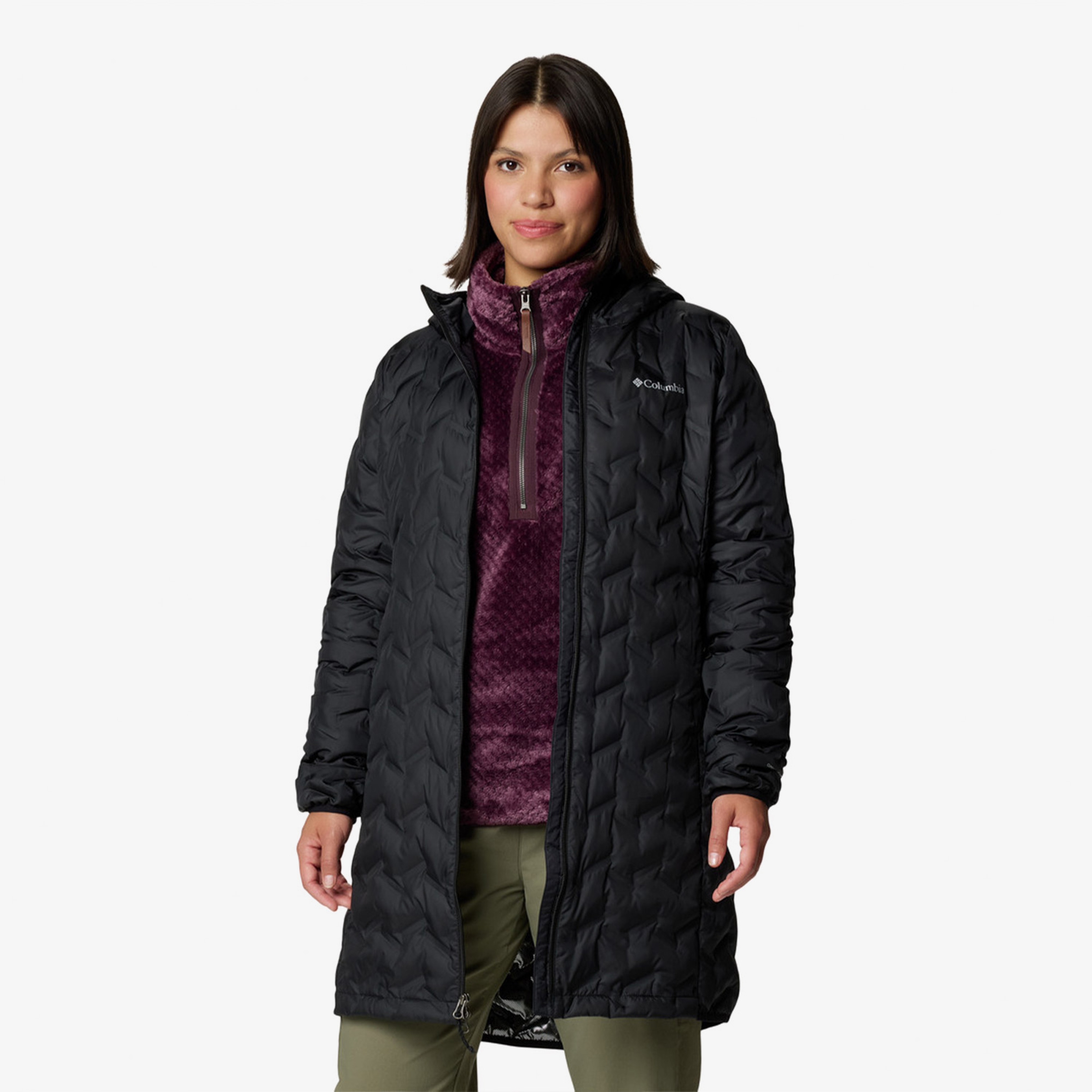 Columbia Delta Ridge II Down Kadın Siyah Mont
