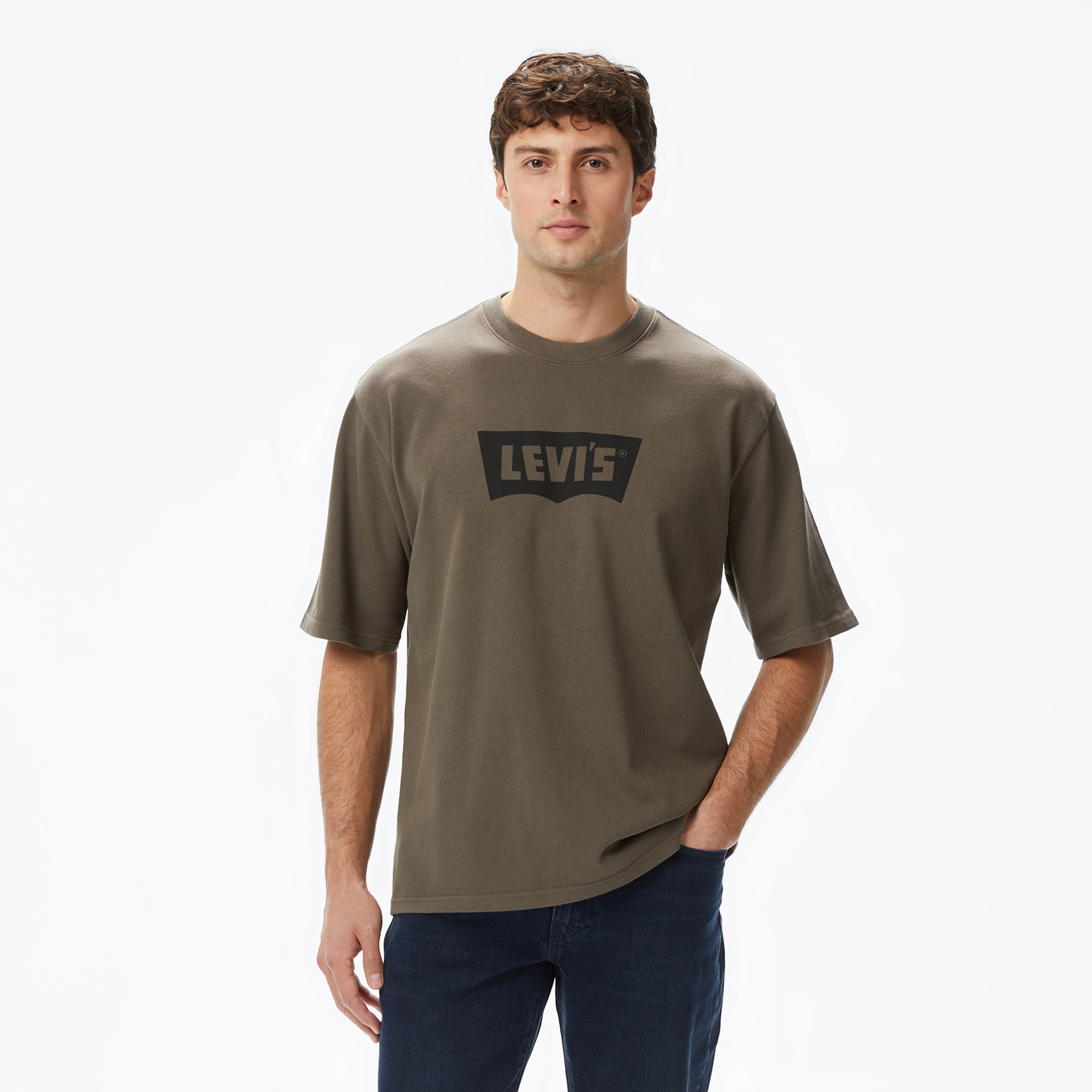 Levi's Erkek Kahverengi T-Shirt