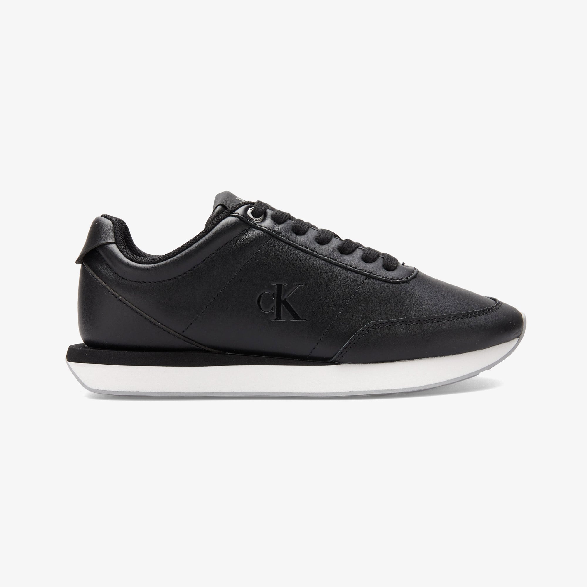 Calvin Klein Retro Runner Lace Up Kadın Siyah Sneaker