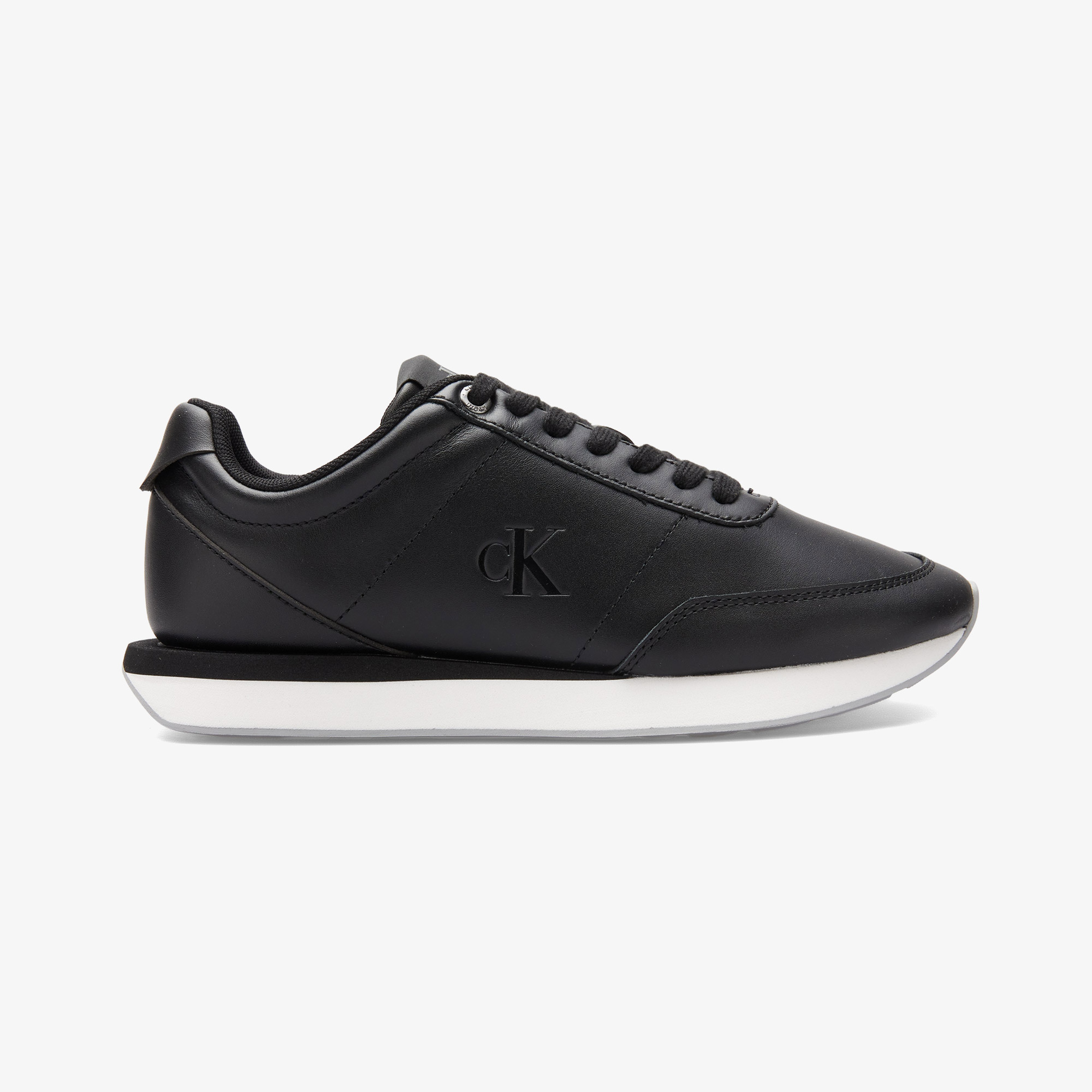 Calvin Klein Retro Runner Lace Up Kadın Siyah Sneaker