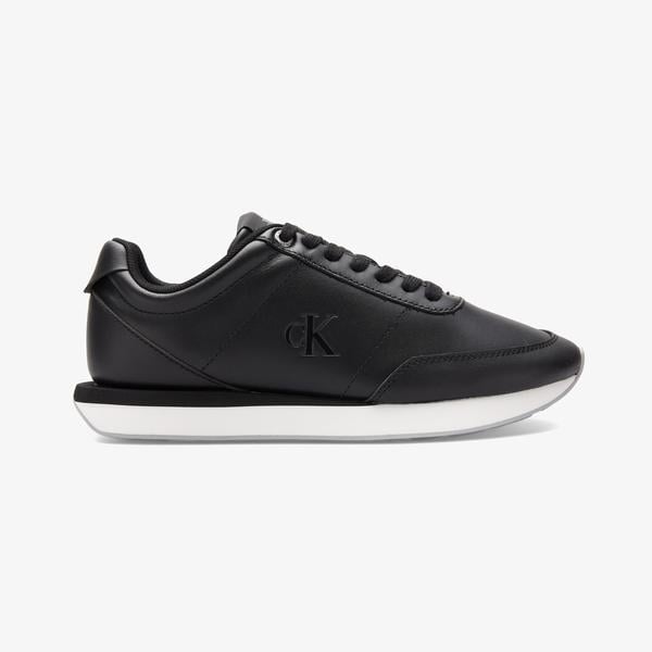 Calvin Klein Retro Runner Lace Up Kadın Siyah Sneaker