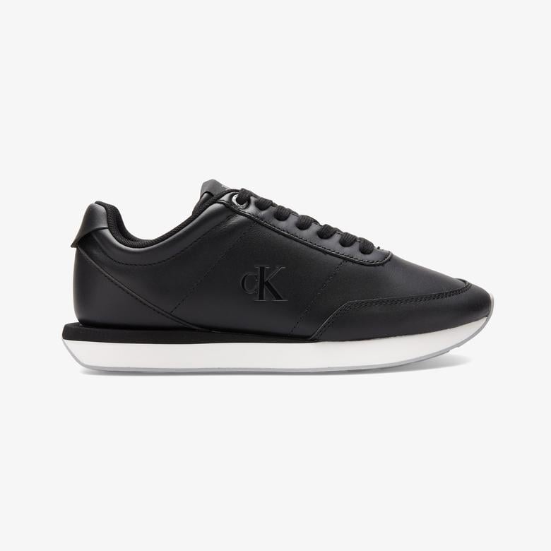 Calvin Klein Retro Runner Lace Up Kadın Siyah Sneaker