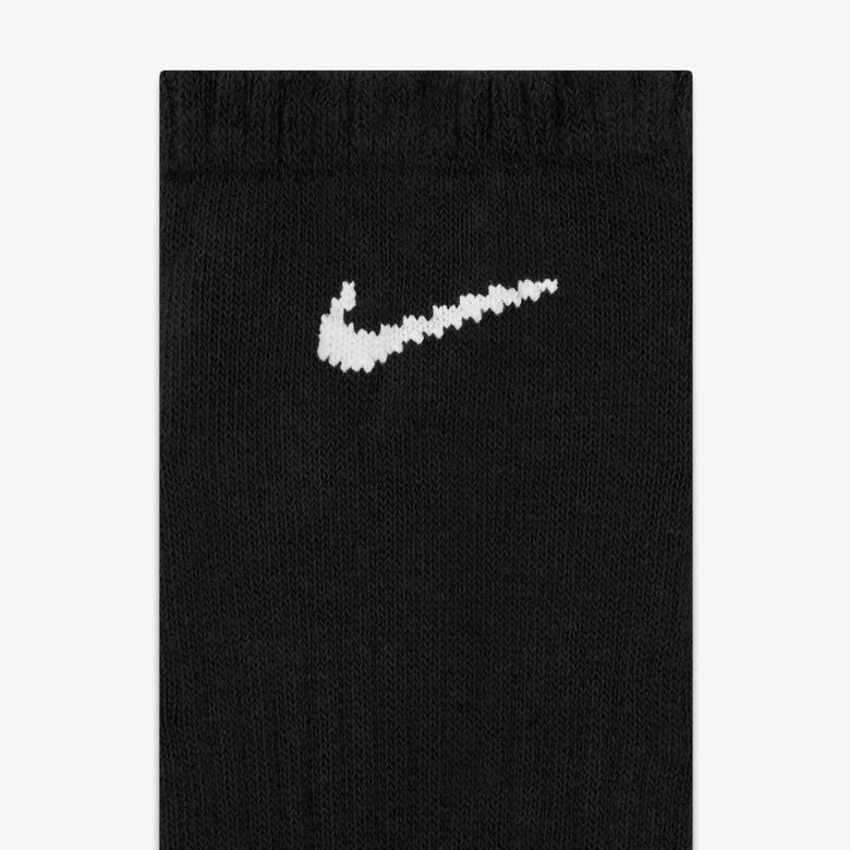 Nike Everyday Cushioned 3'lü Unisex Siyah Çorap
