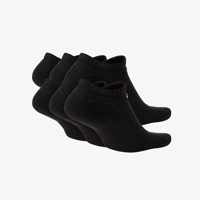 Nike Everyday Cushioned 3'lü Unisex Siyah Çorap