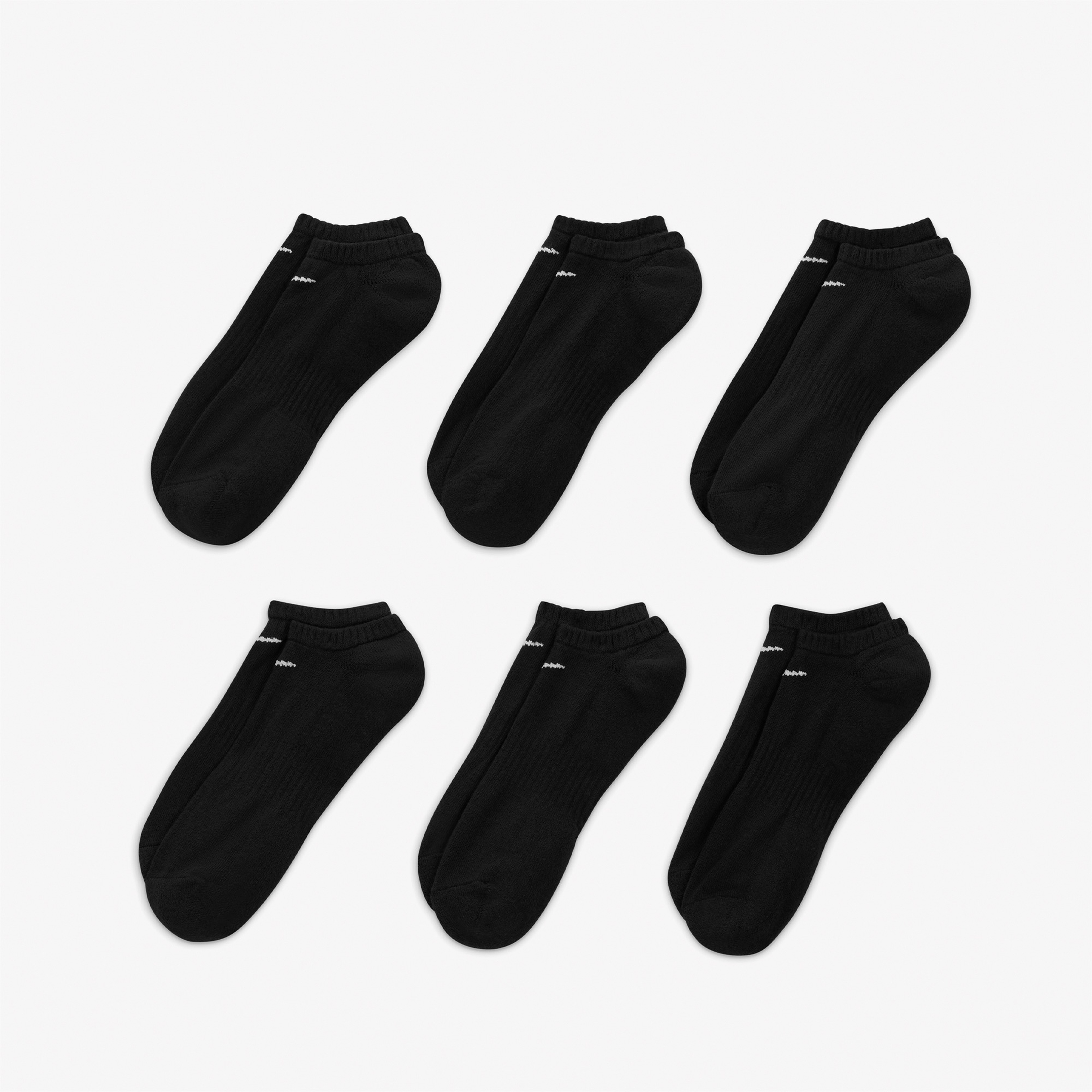 Nike Everyday Cushioned 3'lü Unisex Siyah Çorap