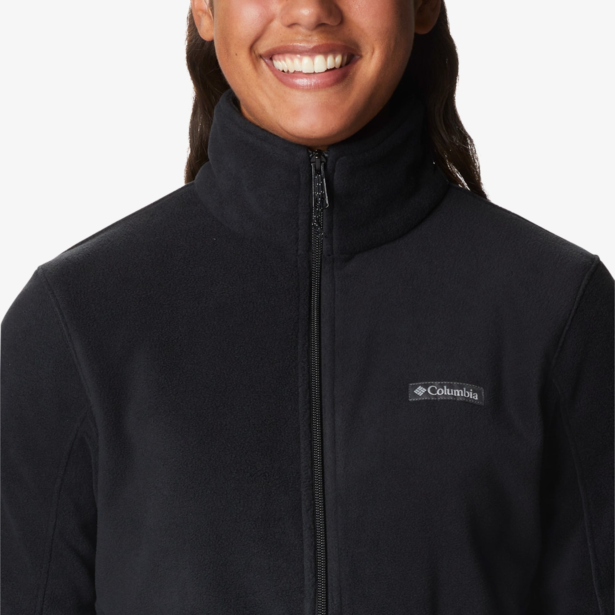 Columbia Basin Trail III Full Zip Kadın Siyah Outdoor Polar