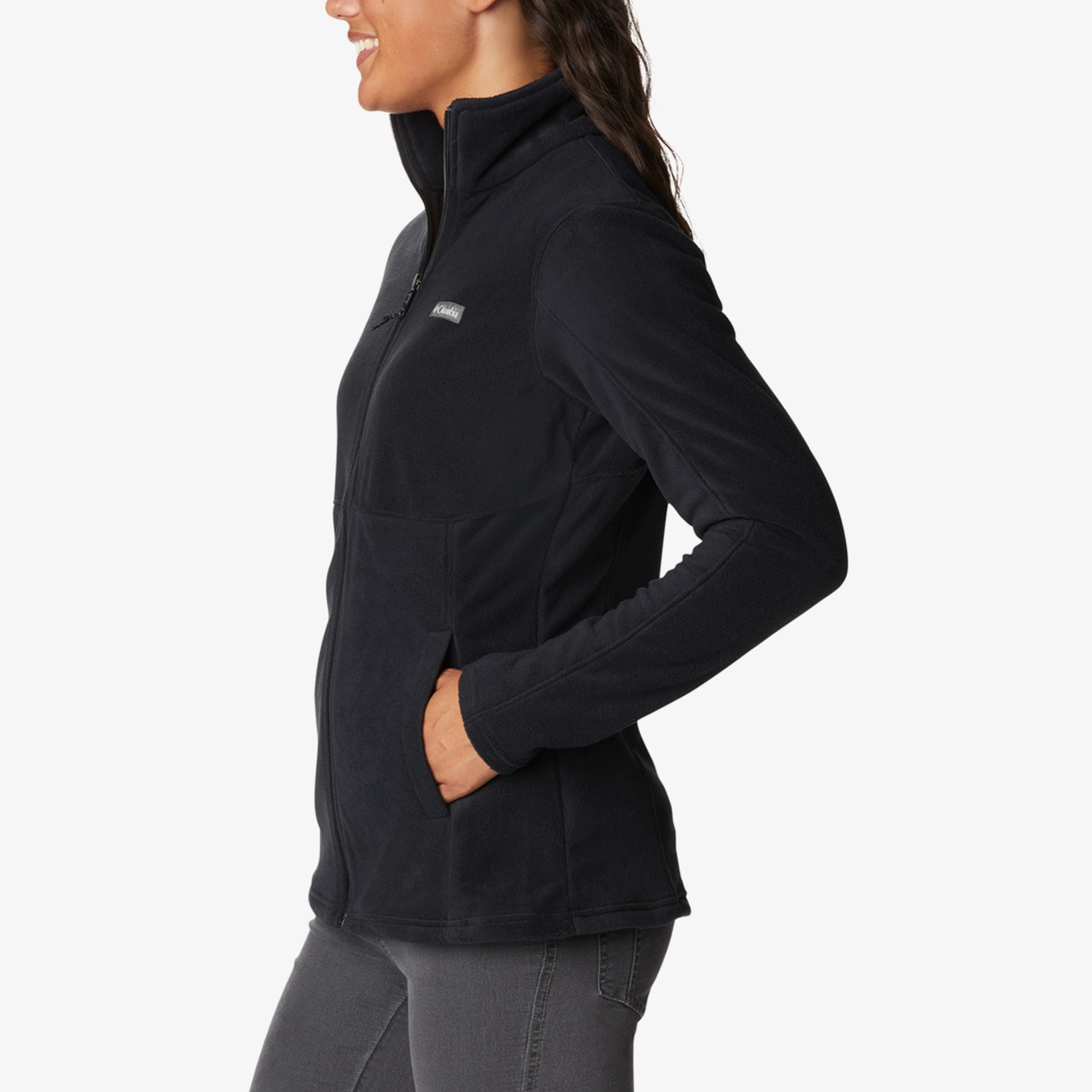 Columbia Basin Trail III Full Zip Kadın Siyah Outdoor Polar