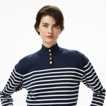 Tommy Hilfiger Jersey Gold Kadın Beyaz Hırka