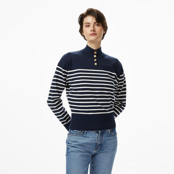 Tommy Hilfiger Jersey Gold Kadın Beyaz Hırka