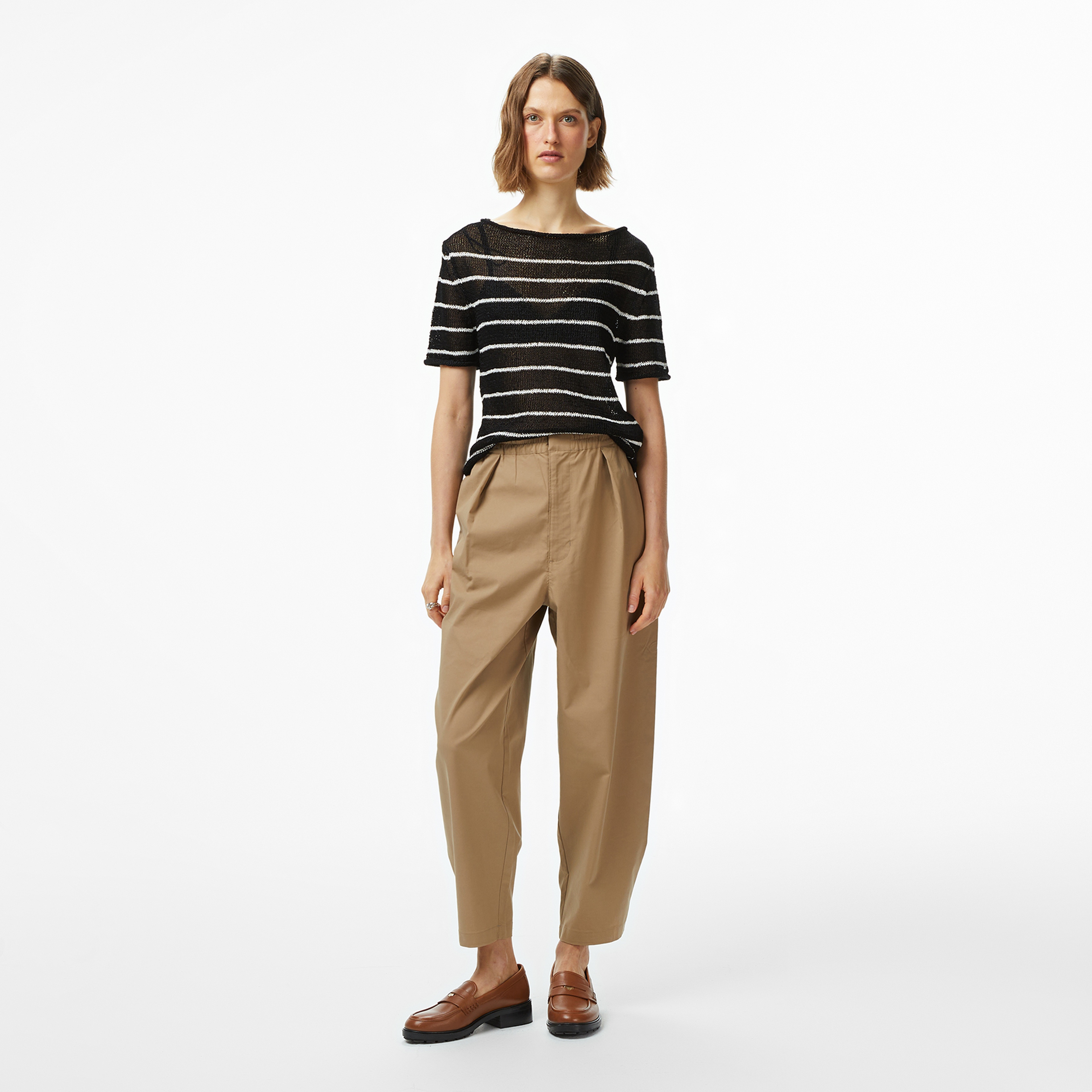 Tommy Hilfiger Textured Rayon Open Kadın Siyah Kazak