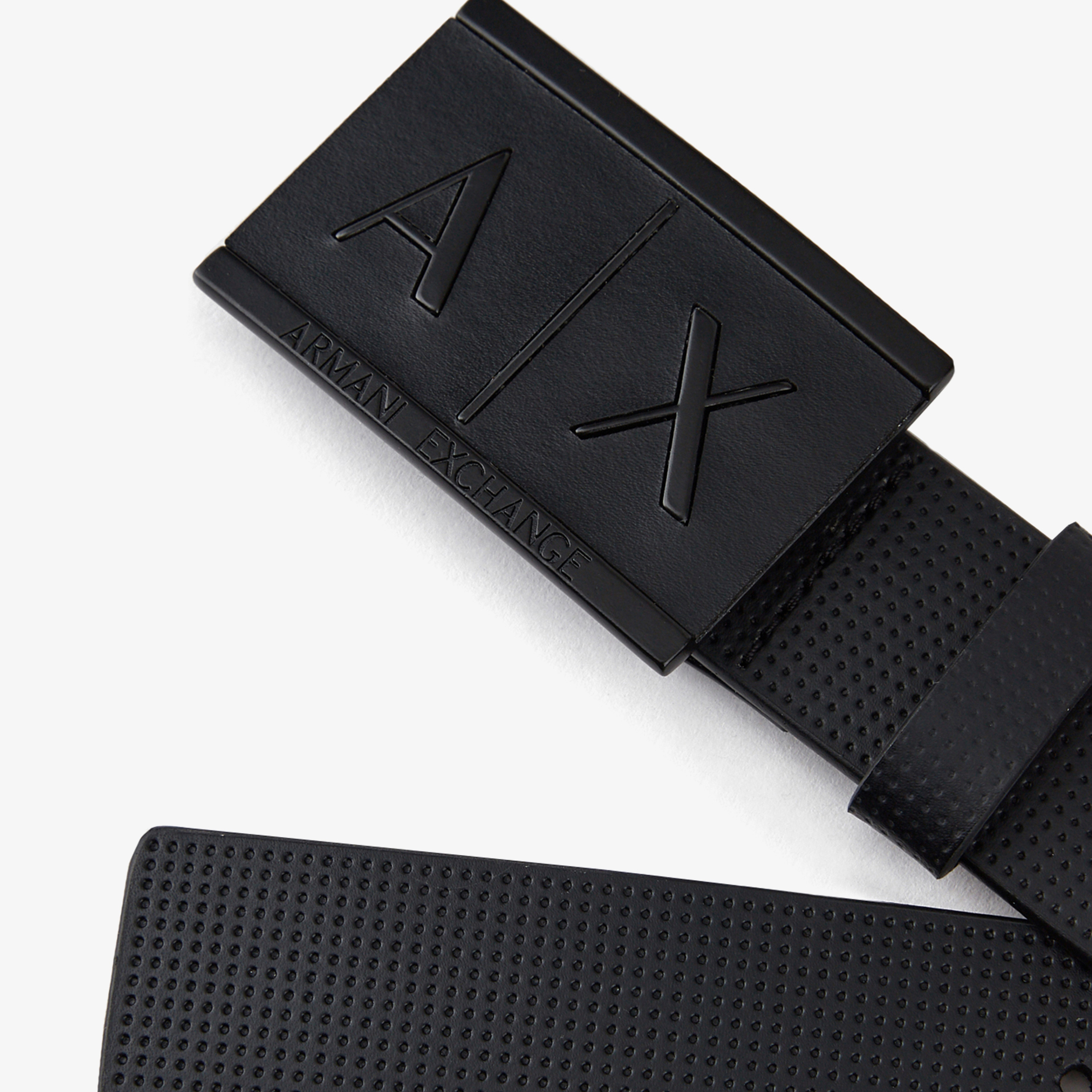 Armani Exchange Erkek Siyah Kemer