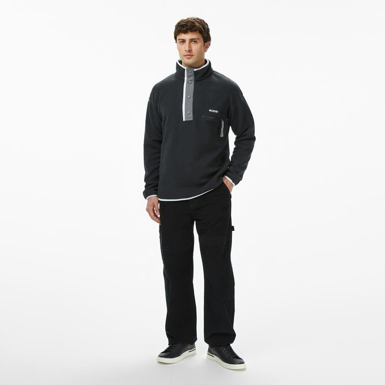 Columbia Helvetia II Half Snap Fleece Erkek Siyah Polar Ceket