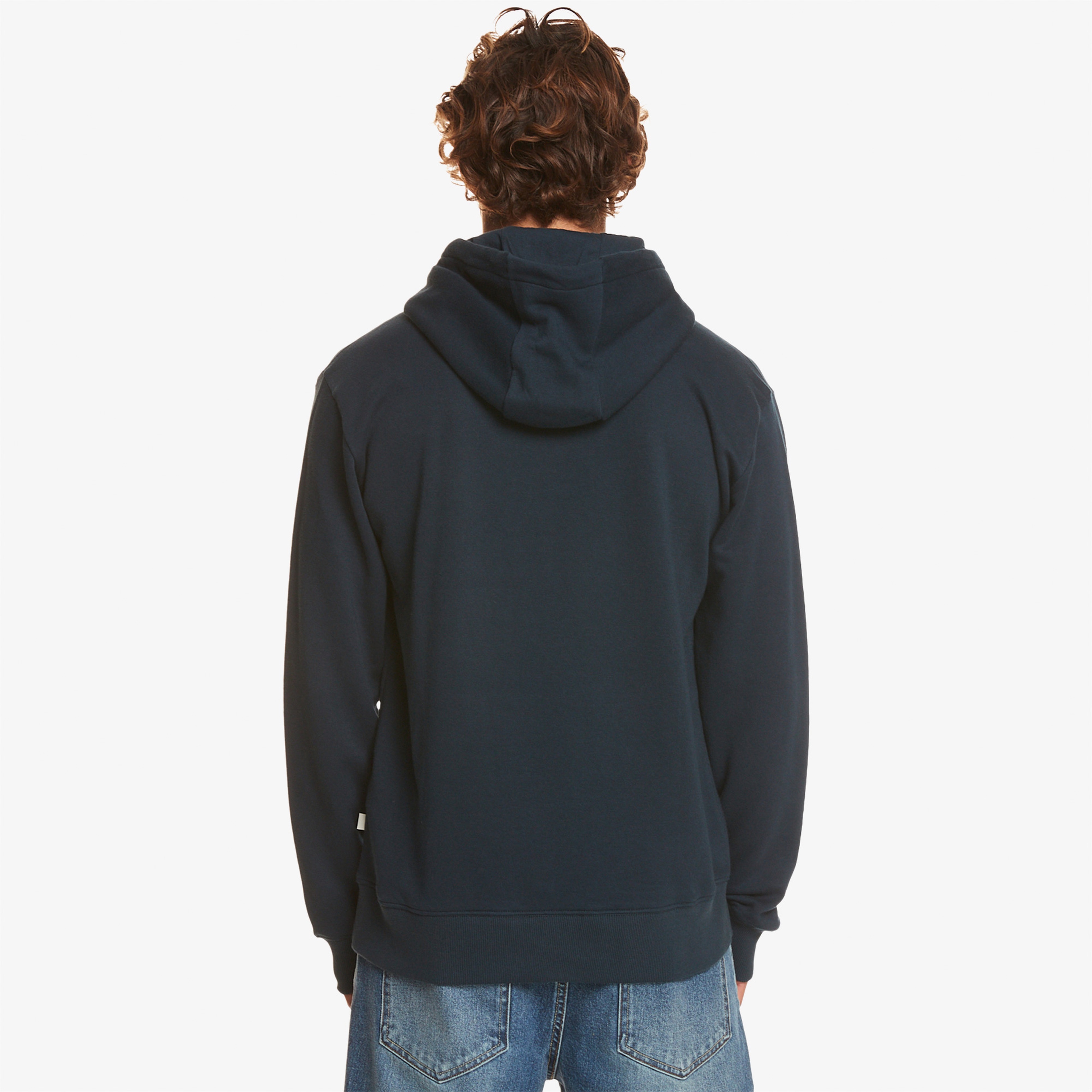 Quiksilver Circle Trim Hood Erkek Lacivert Sweatshirt
