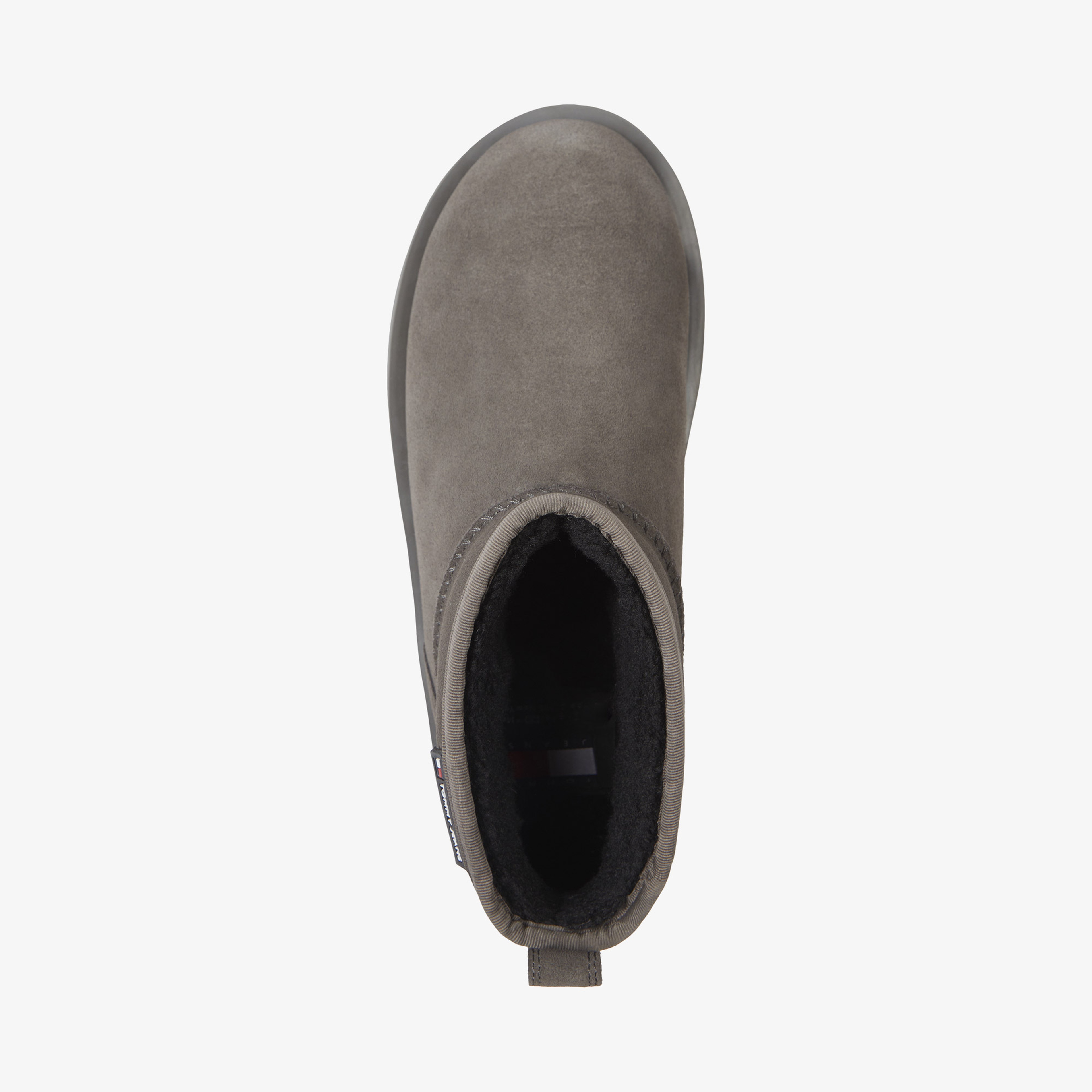 Tommy Hilfiger Jeans Suede Flatform Boot Wl Kadın Gri Yağmur Botu