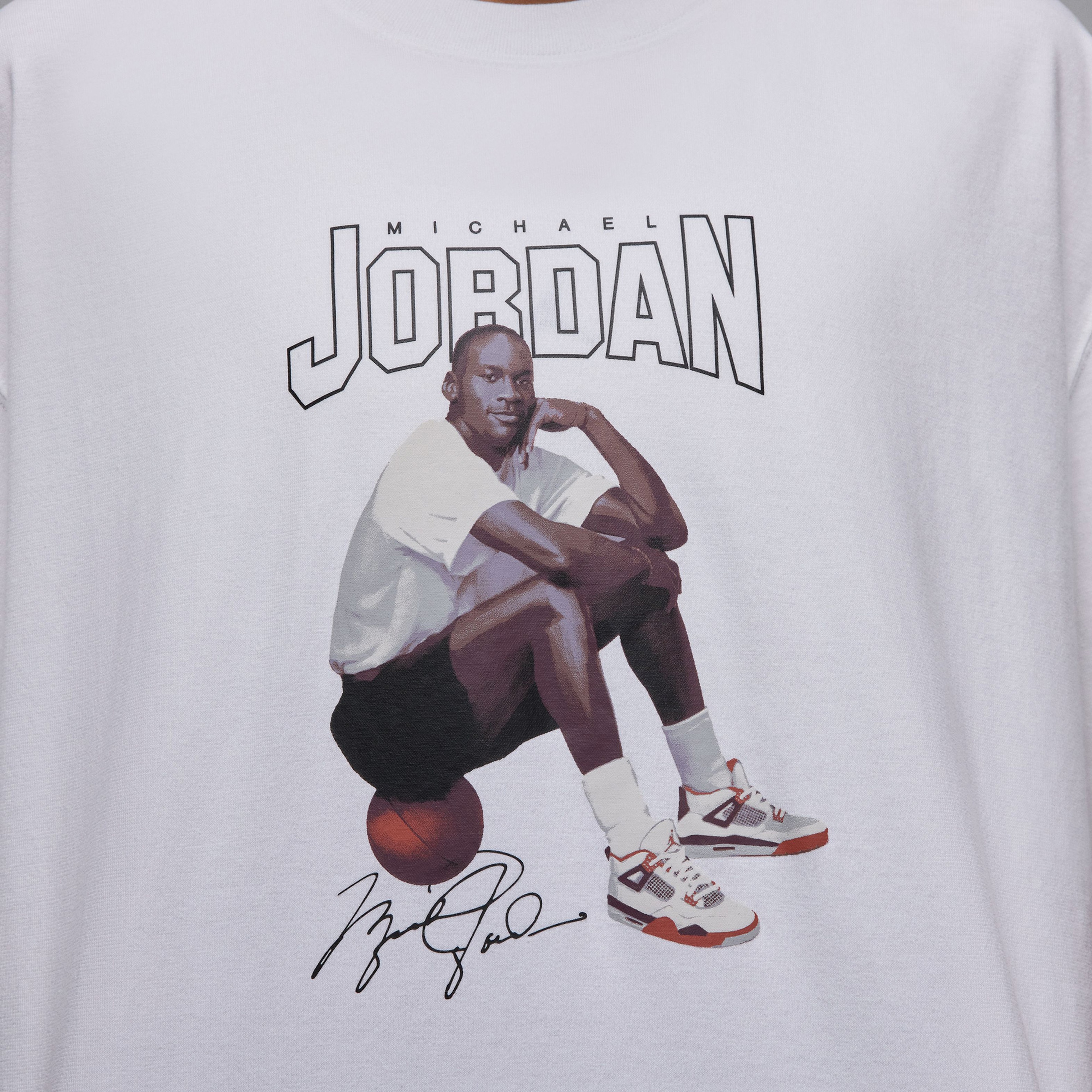Jordan Kadın Beyaz T-Shirt