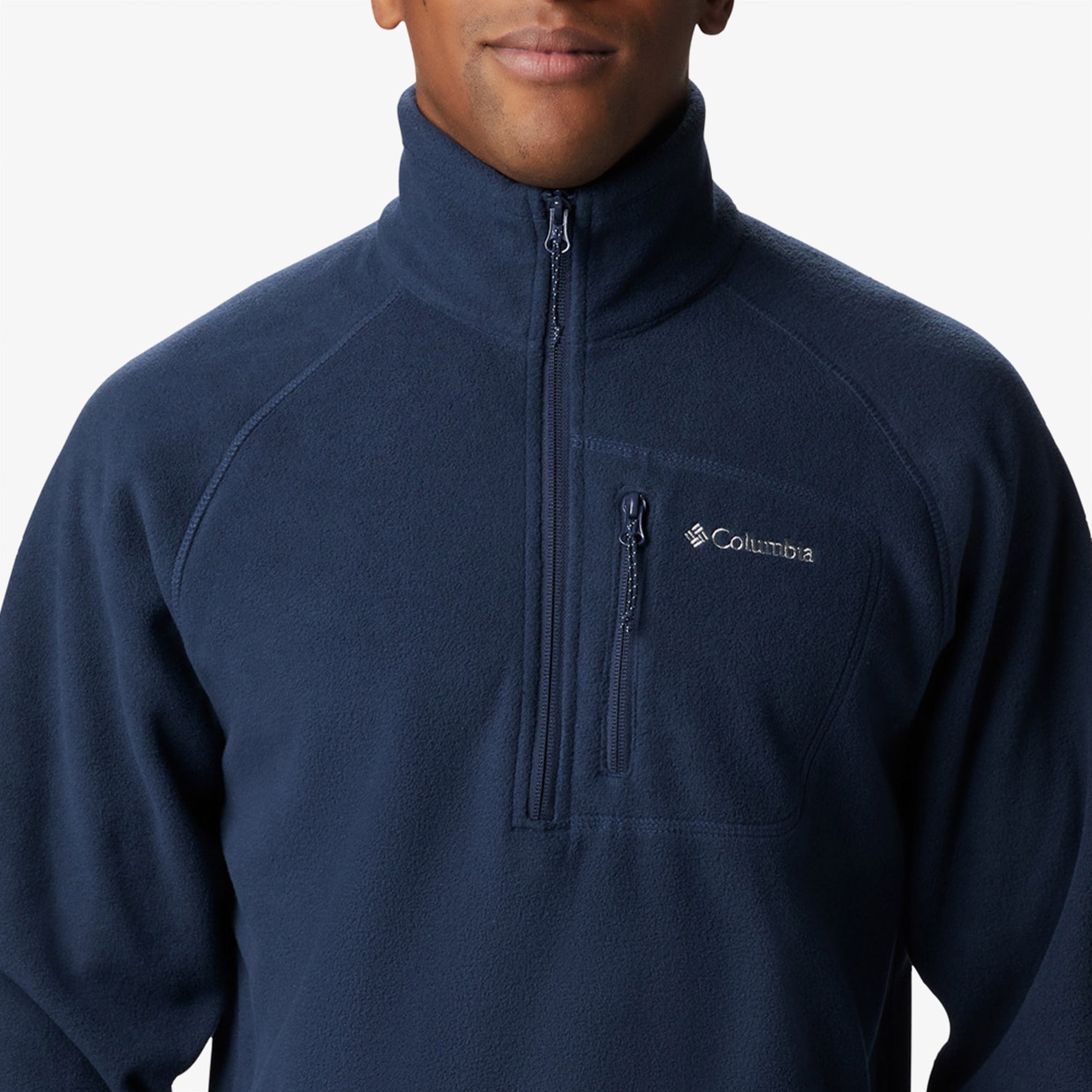 Columbia Fast Trek III Half Zip Erkek Lacivert Polar