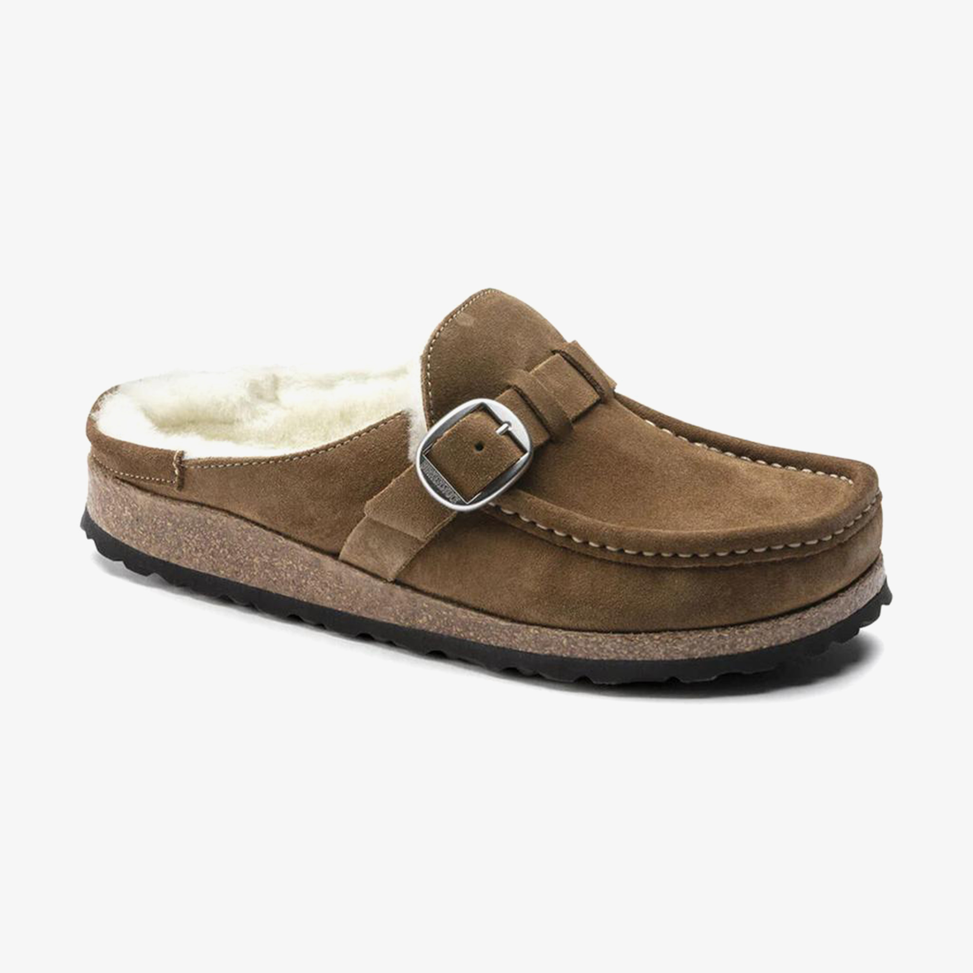 Birkenstock Buckley Vl Shearling Kadın Kahverengi Terlik