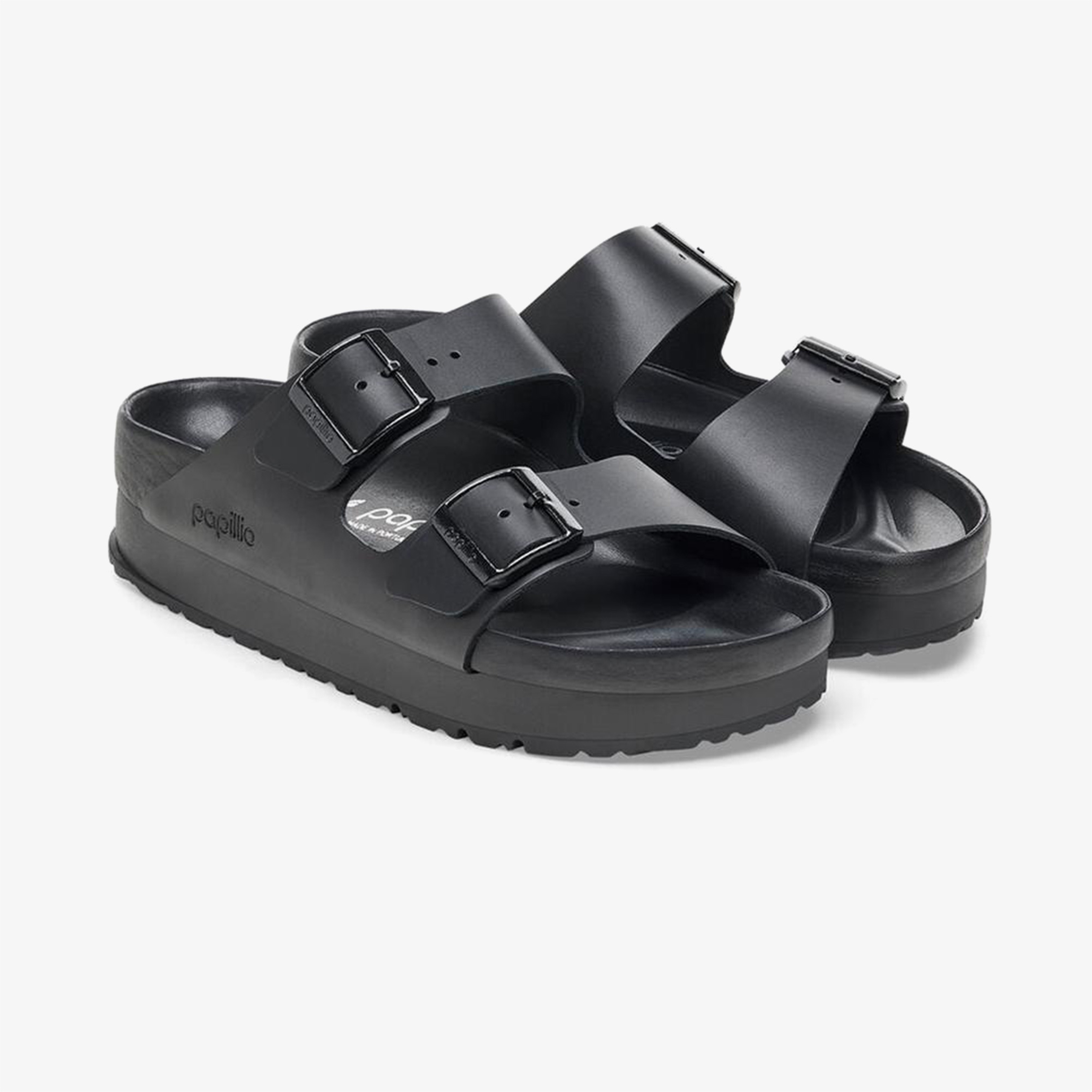 Birkenstock Arizona Platform Flex Kadın Siyah Terlik