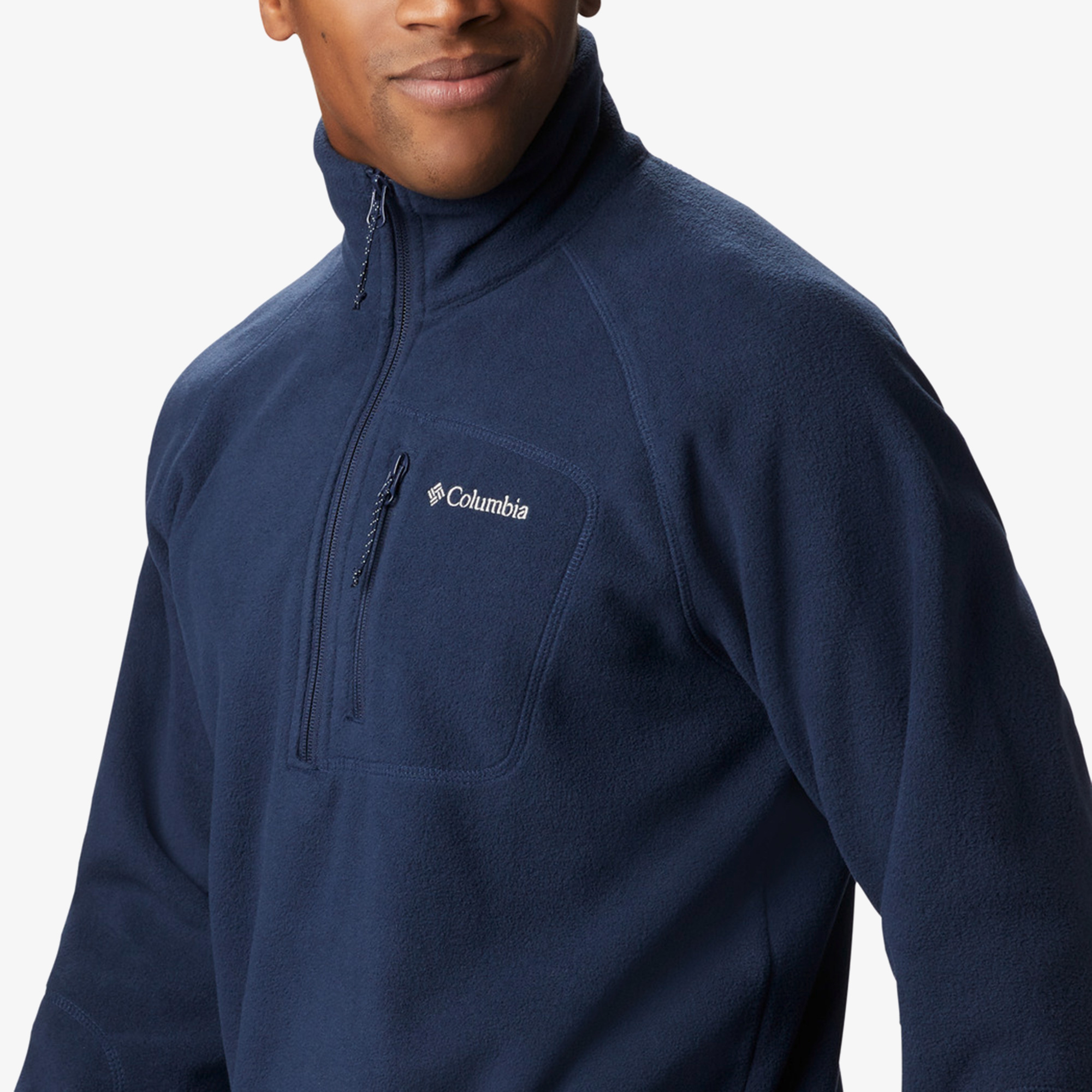 Columbia Fast Trek III Half Zip Erkek Lacivert Polar