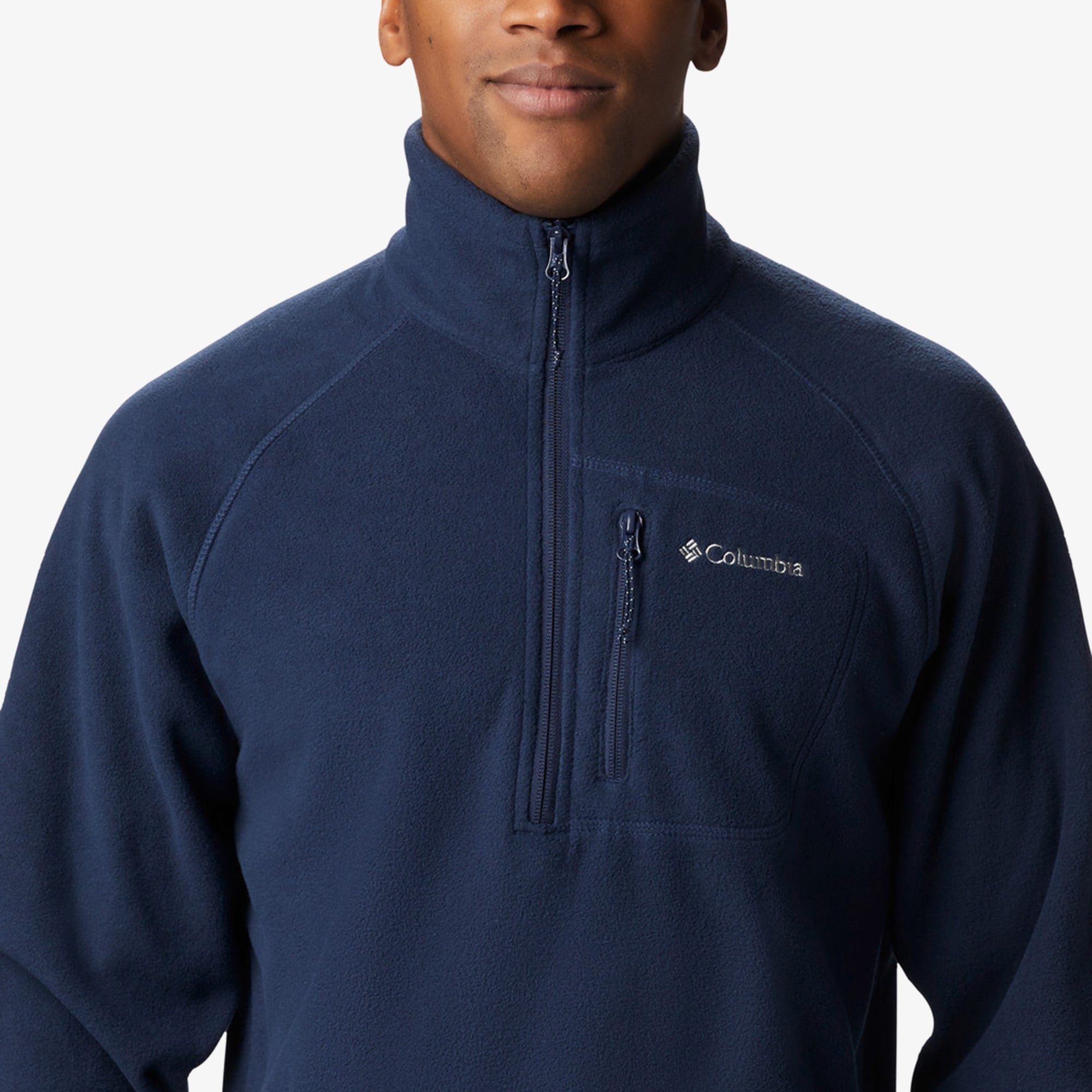 Columbia Fast Trek III Half Zip Erkek Lacivert Polar