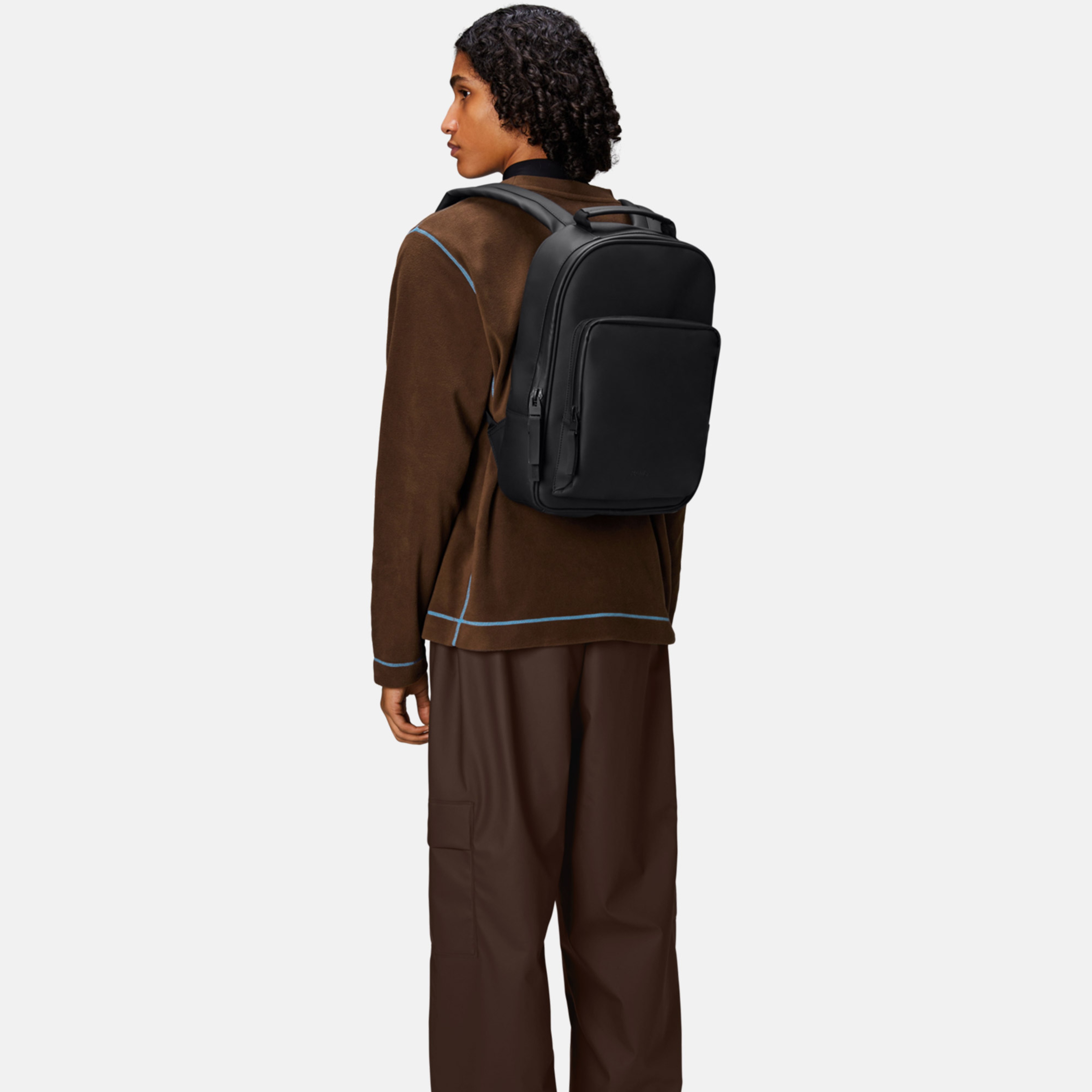 Rains Book Daypack W3 Unisex Siyah Sırt Çantası