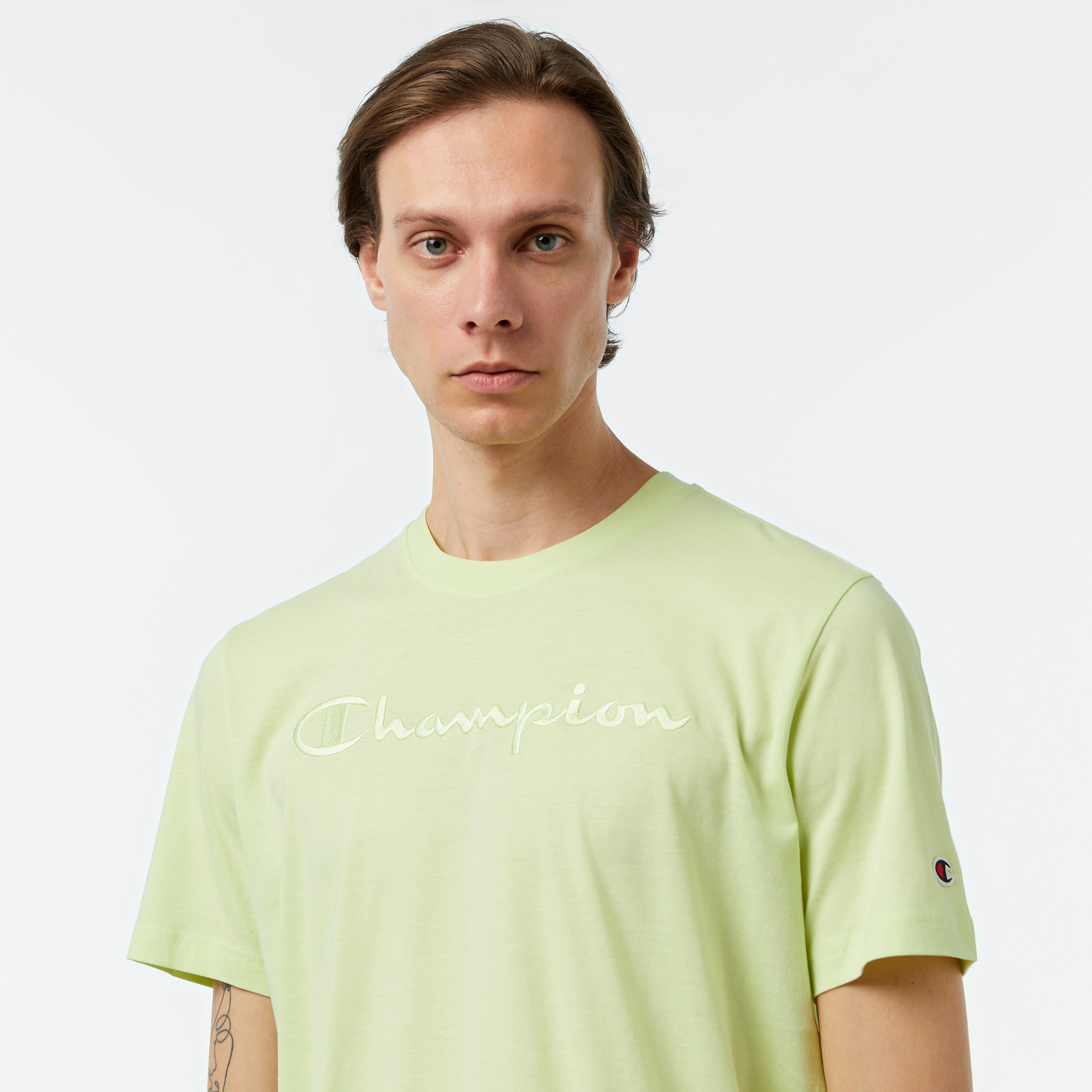 Champion Erkek Sarı T-Shirt