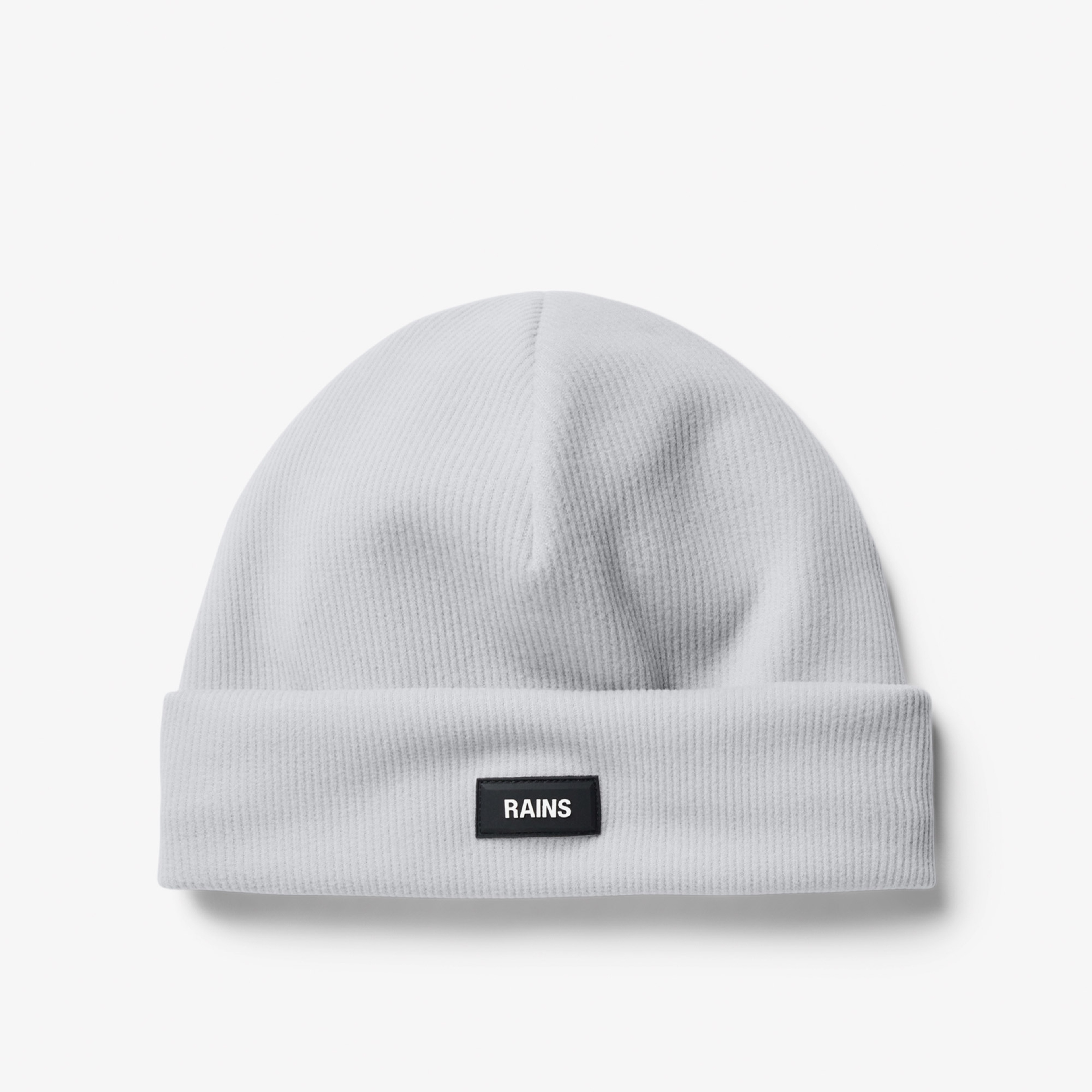 Rains Ribbed Fleece Beanie T1 Unisex Gri Bere