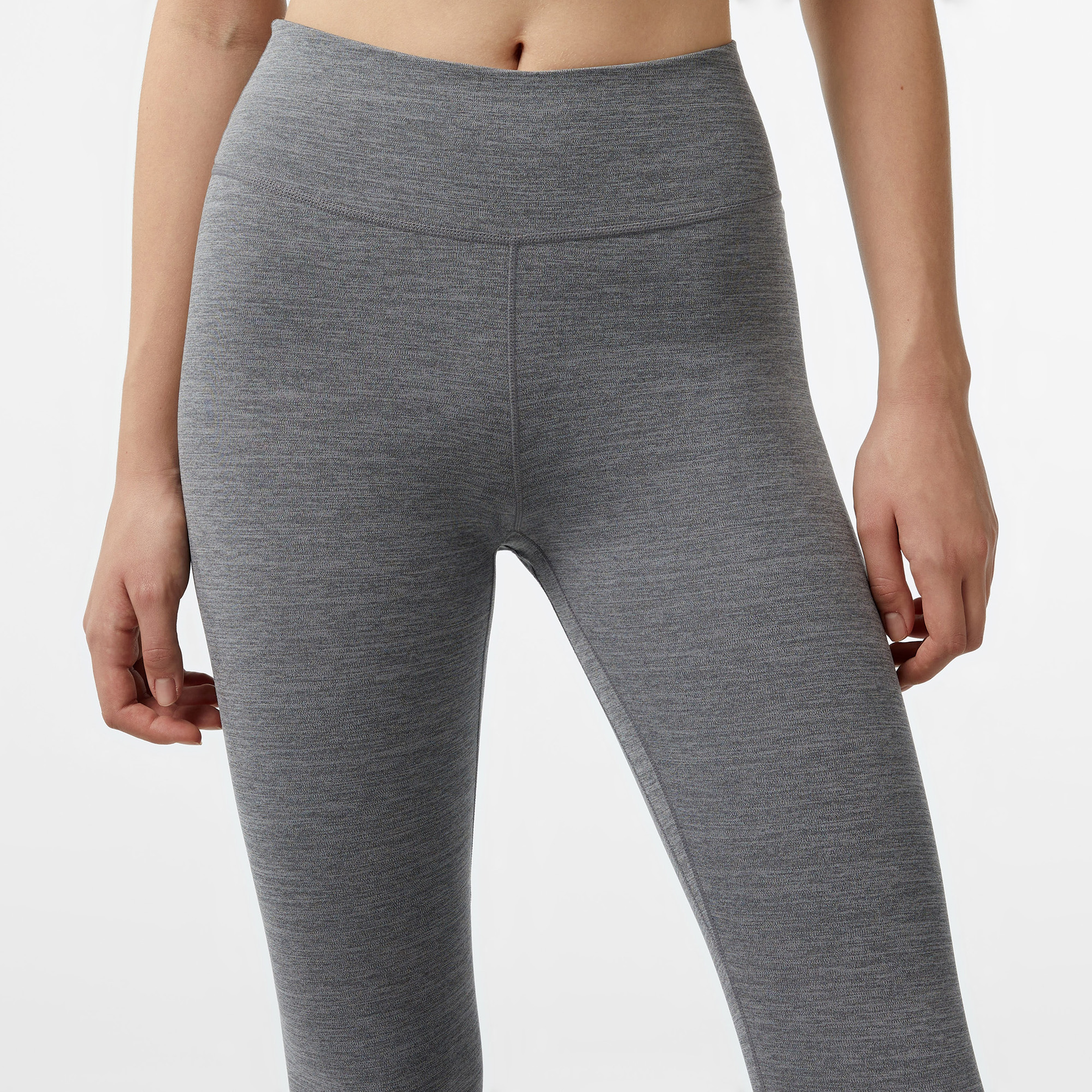 Nike One Dri-Fit MR Kadın Gri Tayt