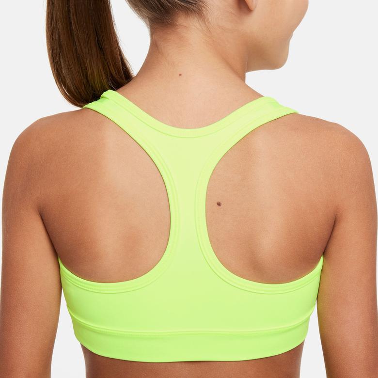 Nike Dri-Fit Swoosh Çocuk Sarı Bra