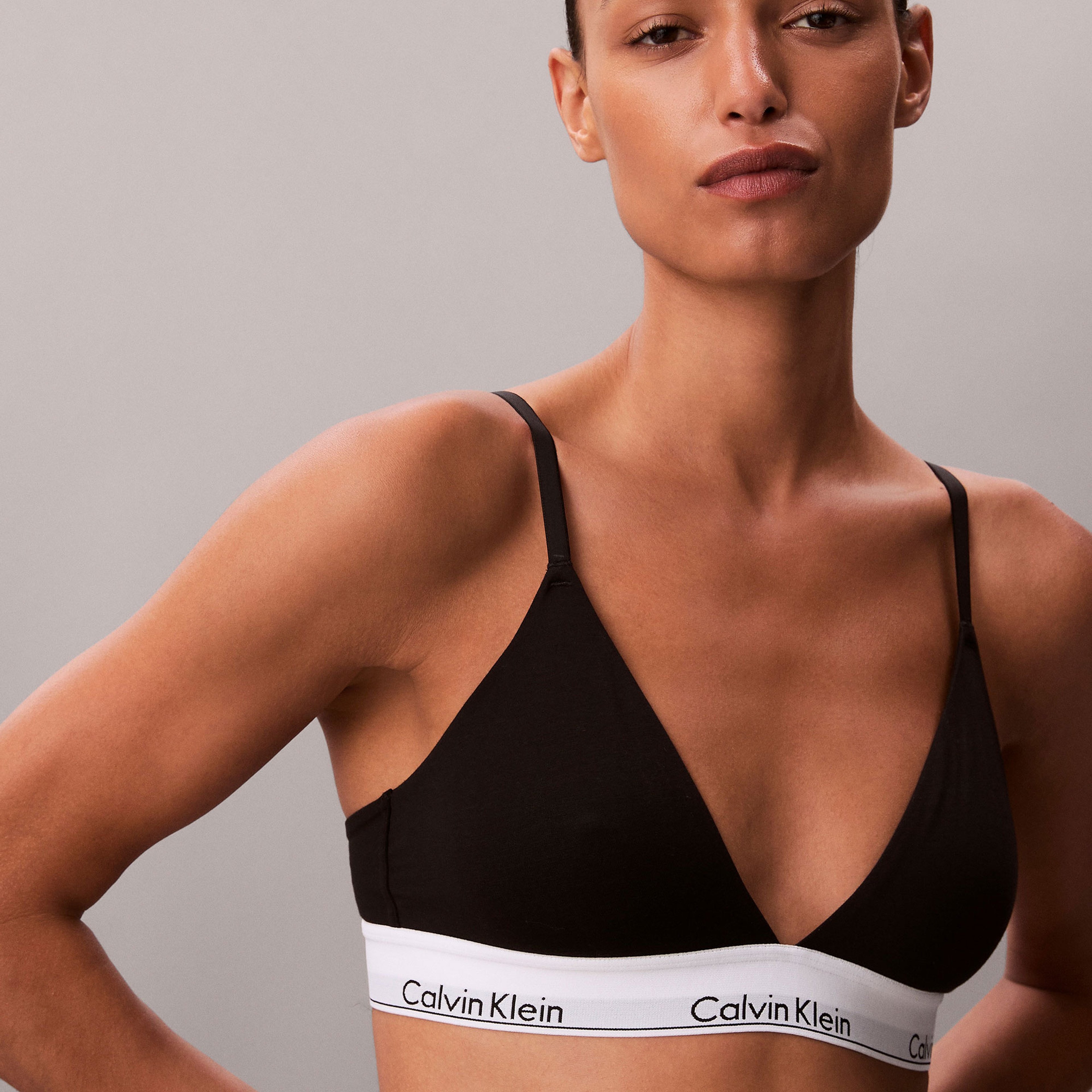 Calvin Klein Lightly Lined Kadın Siyah Bra & Spor Sütyeni