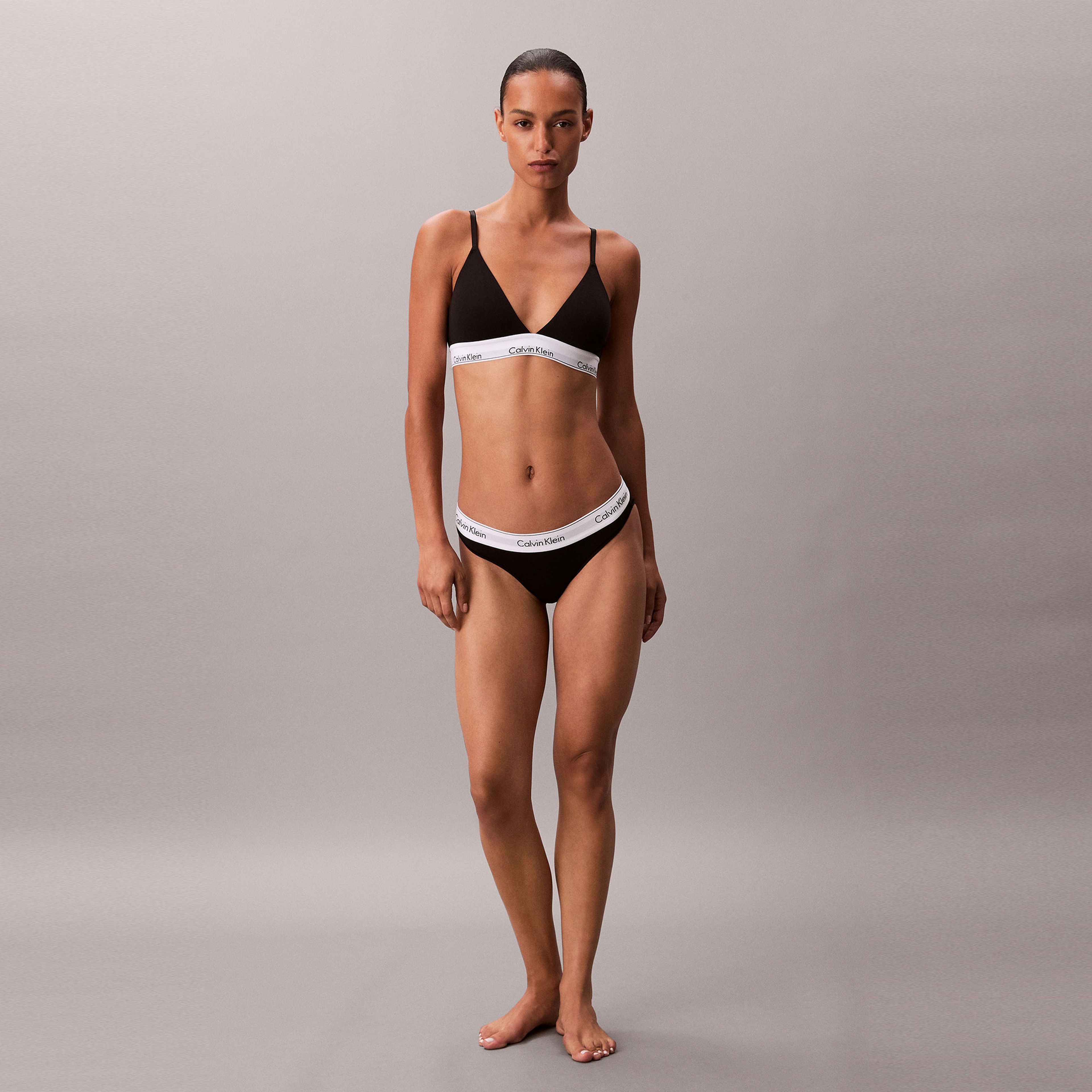 Calvin Klein Lightly Lined Kadın Siyah Bra & Spor Sütyeni