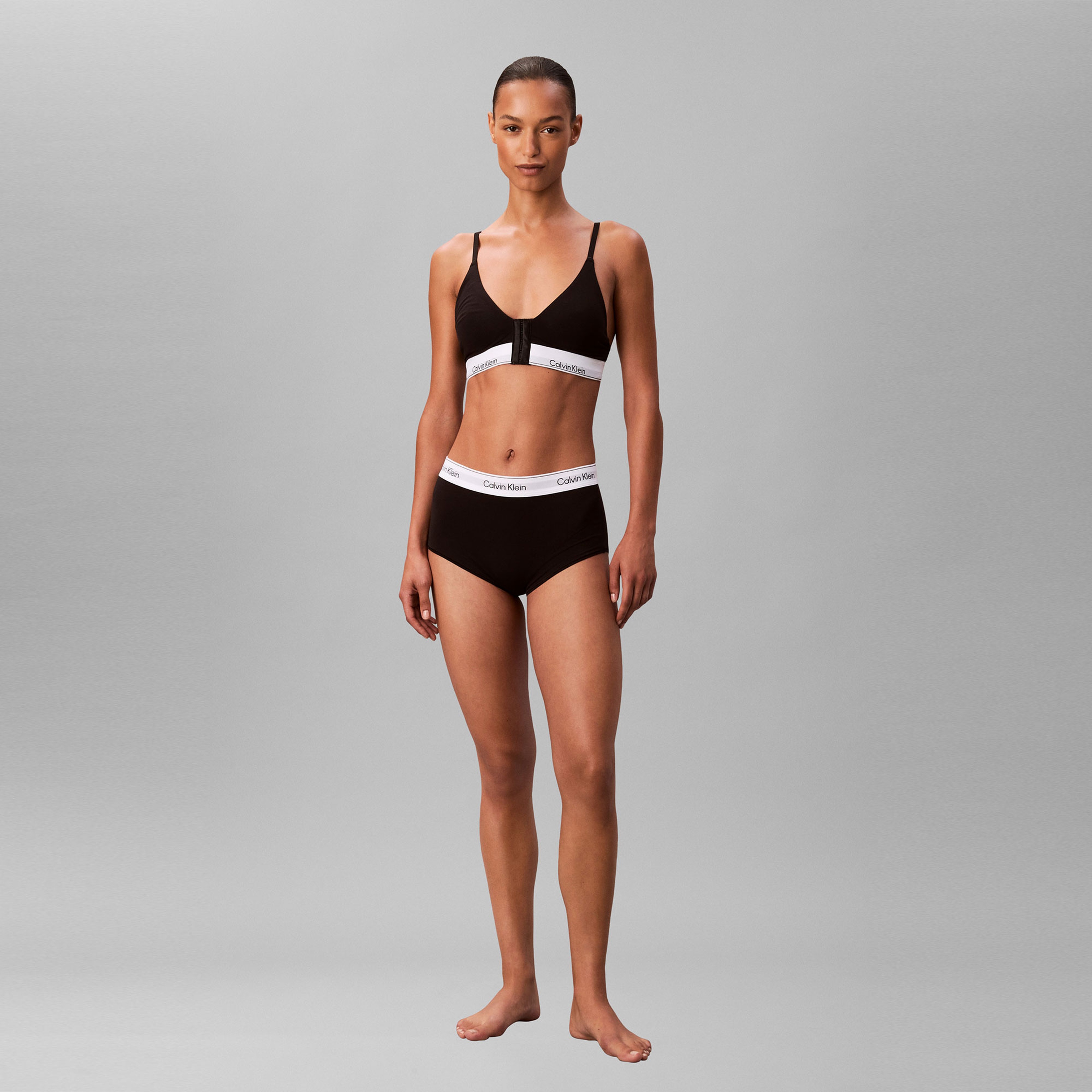 Calvin Klein Kadın Gri Külot