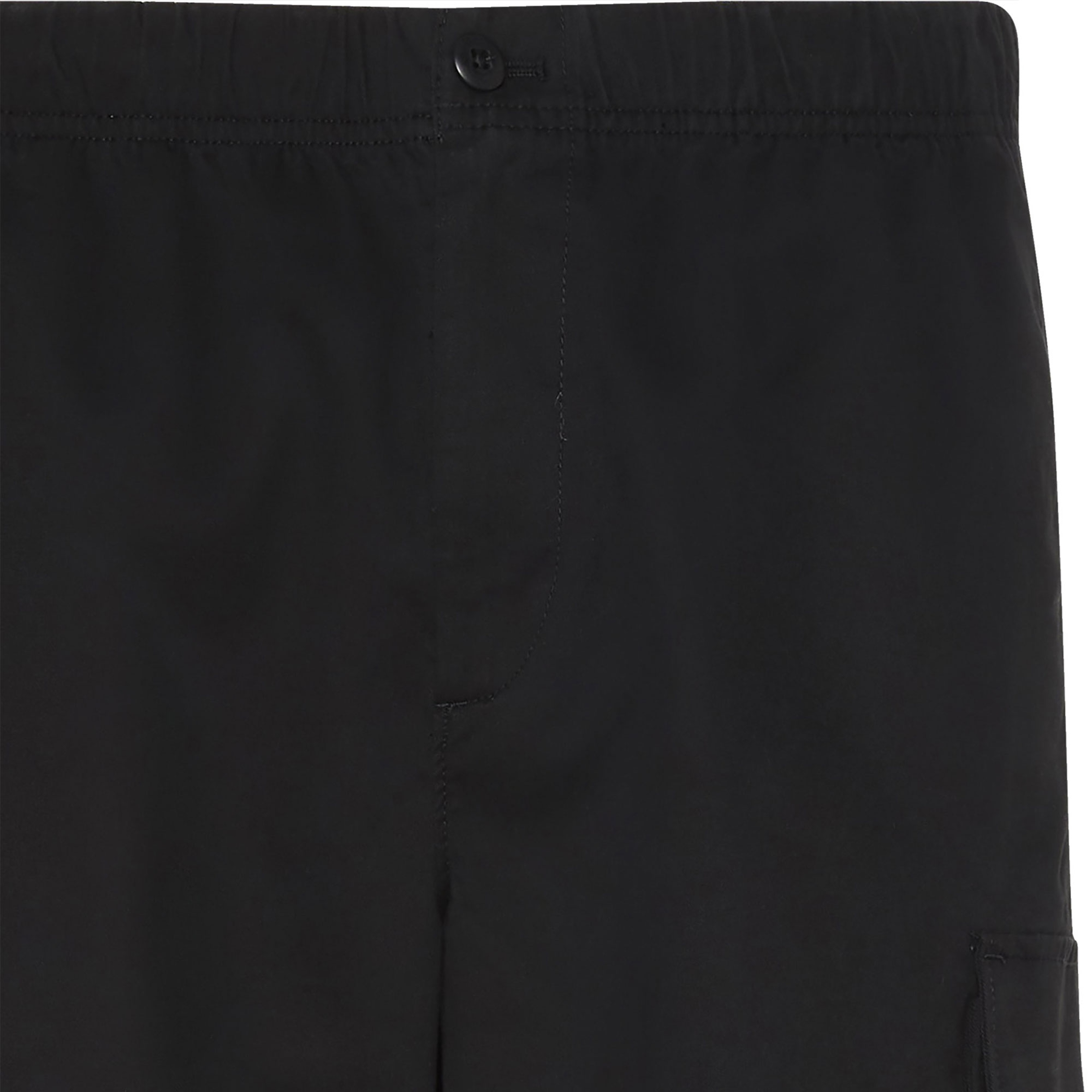 Calvin Klein Cotton Pull On Straight Cargo Erkek Siyah Pantolon