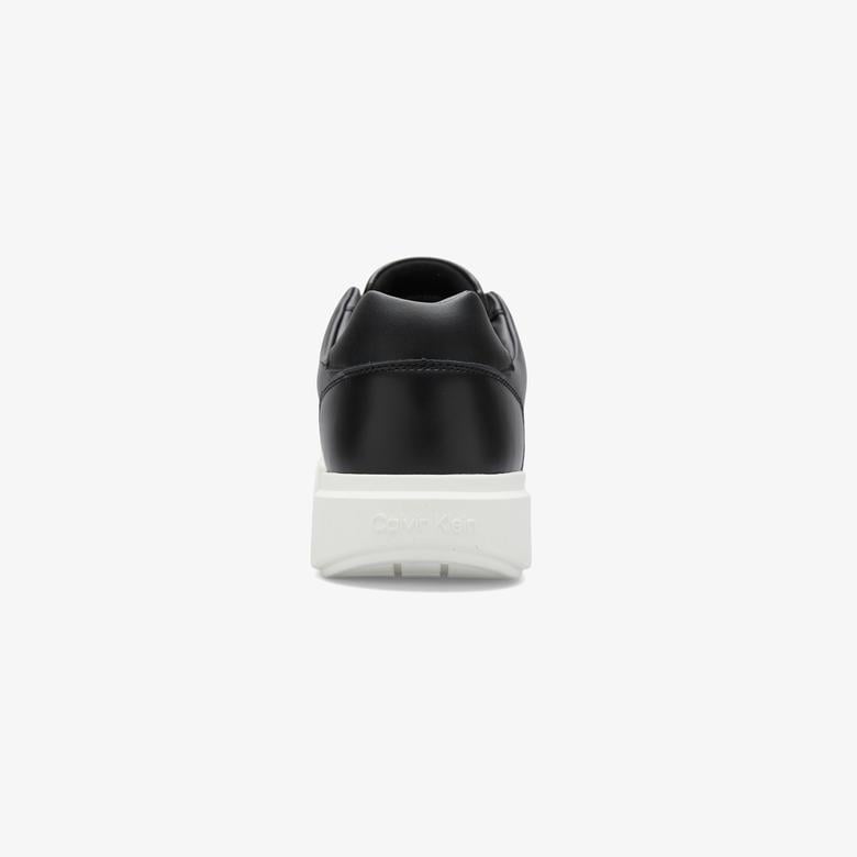 Calvin Klein Chunky Cupsole Hide Lace Up  Erkek Siyah Sneaker